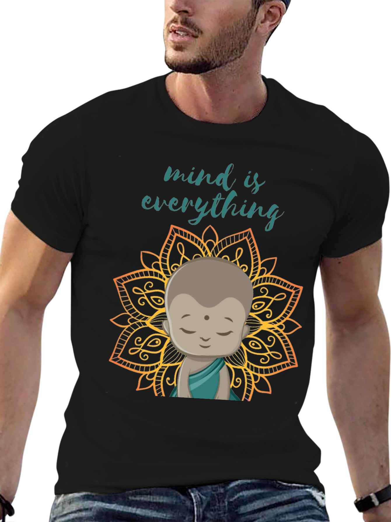 Mind Is Everything T-Shirt - Buddha Graphic Tee