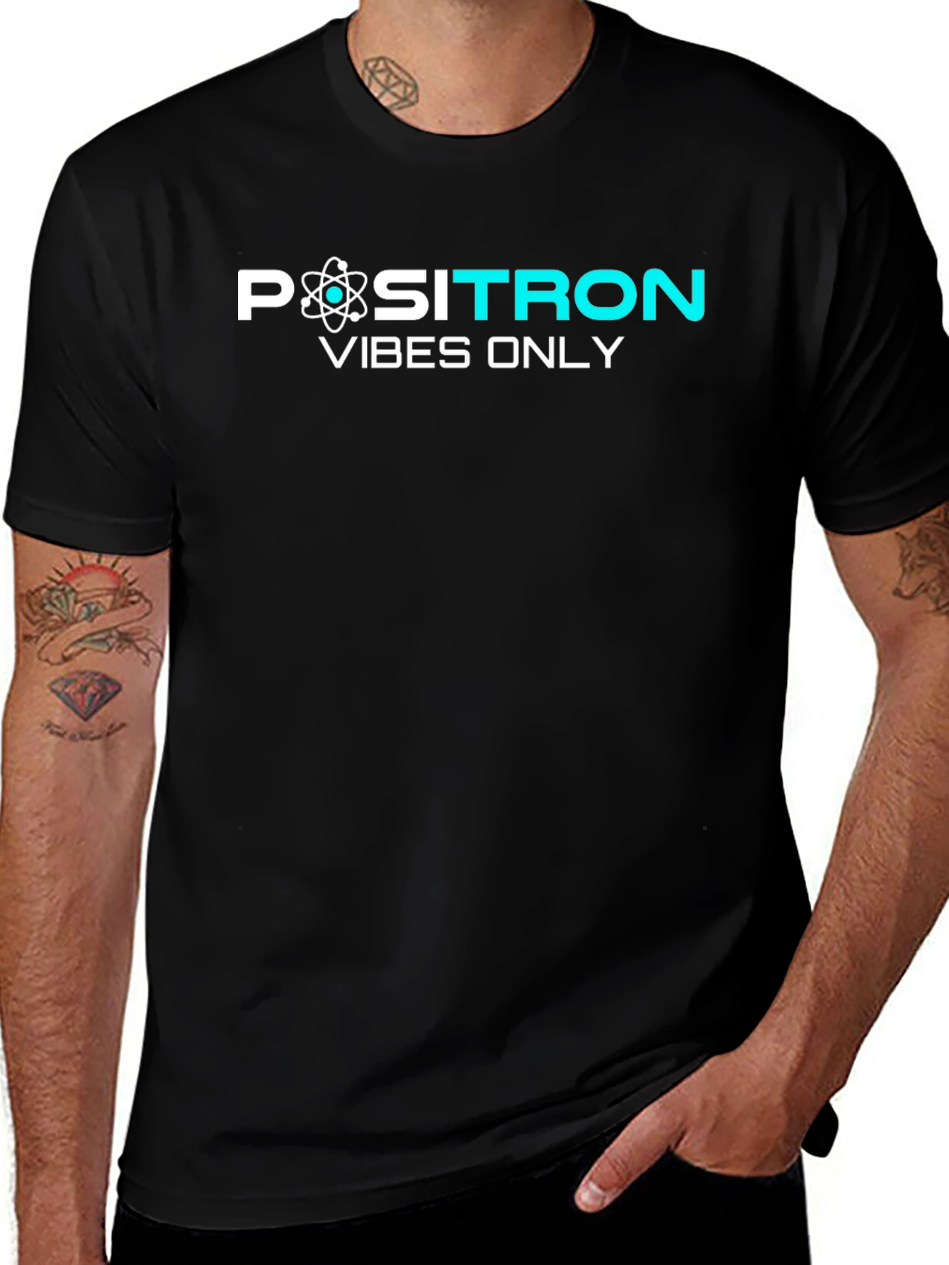 Positron Vibes Only Graphic Tee - Science Shirt