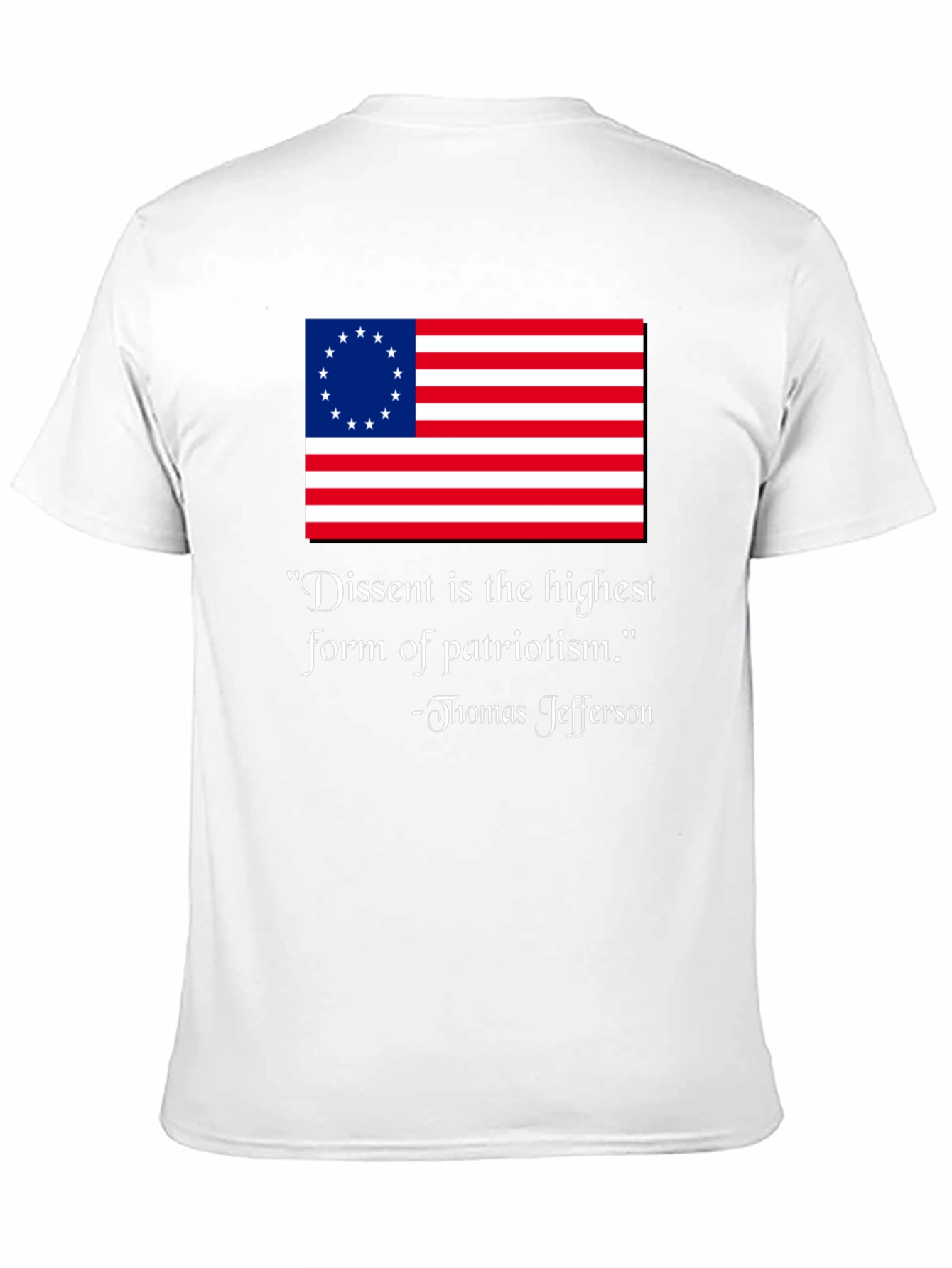 Dissent Is Patriotism T-Shirt - Thomas Jefferson Quote