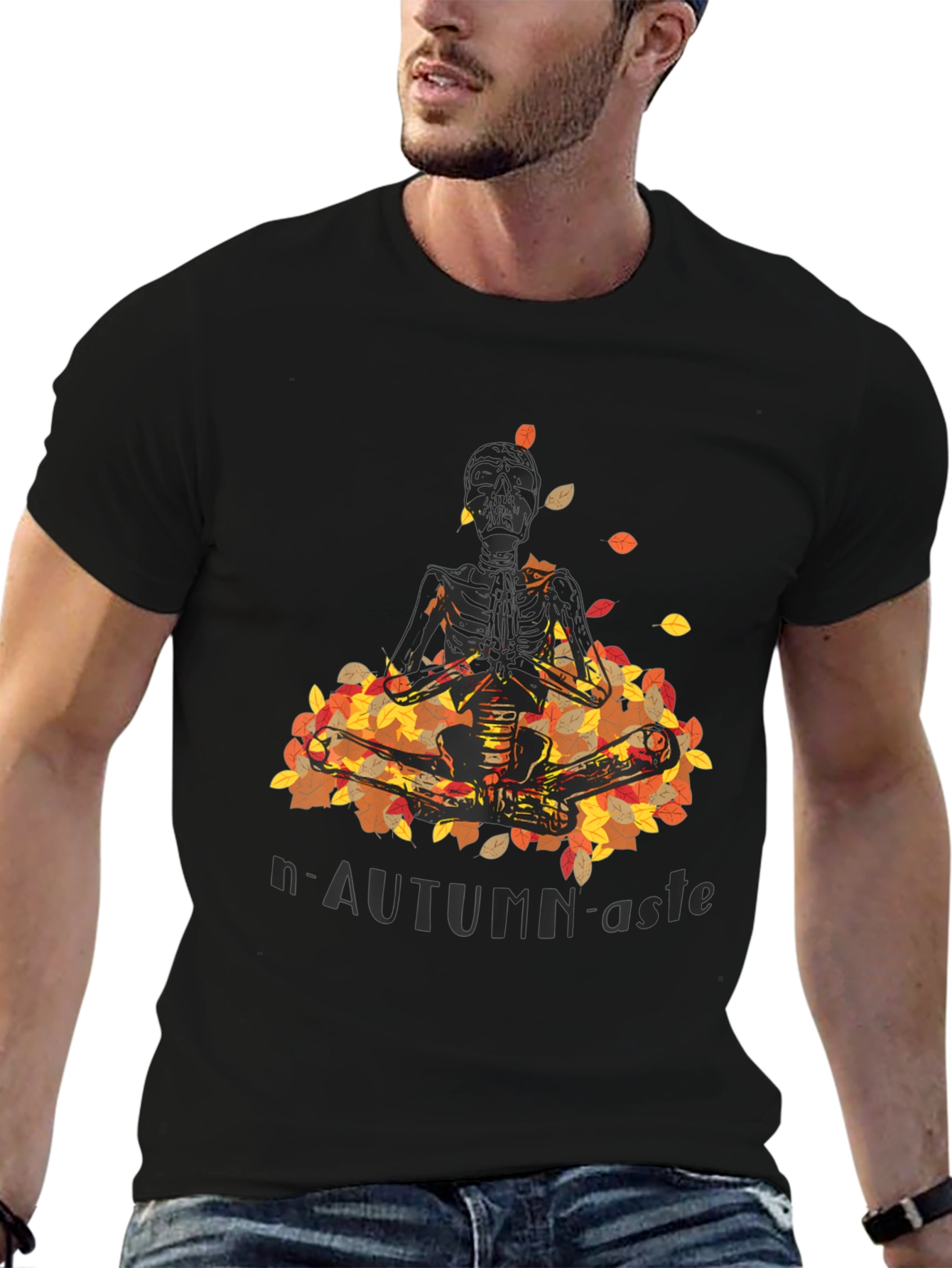 Autumn Yoga Skeleton T-Shirt