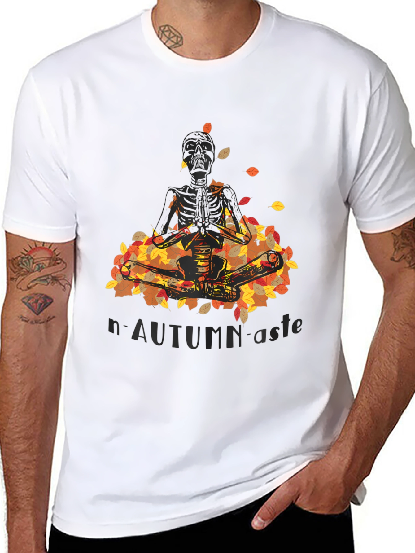 Autumn Yoga Skeleton T-Shirt