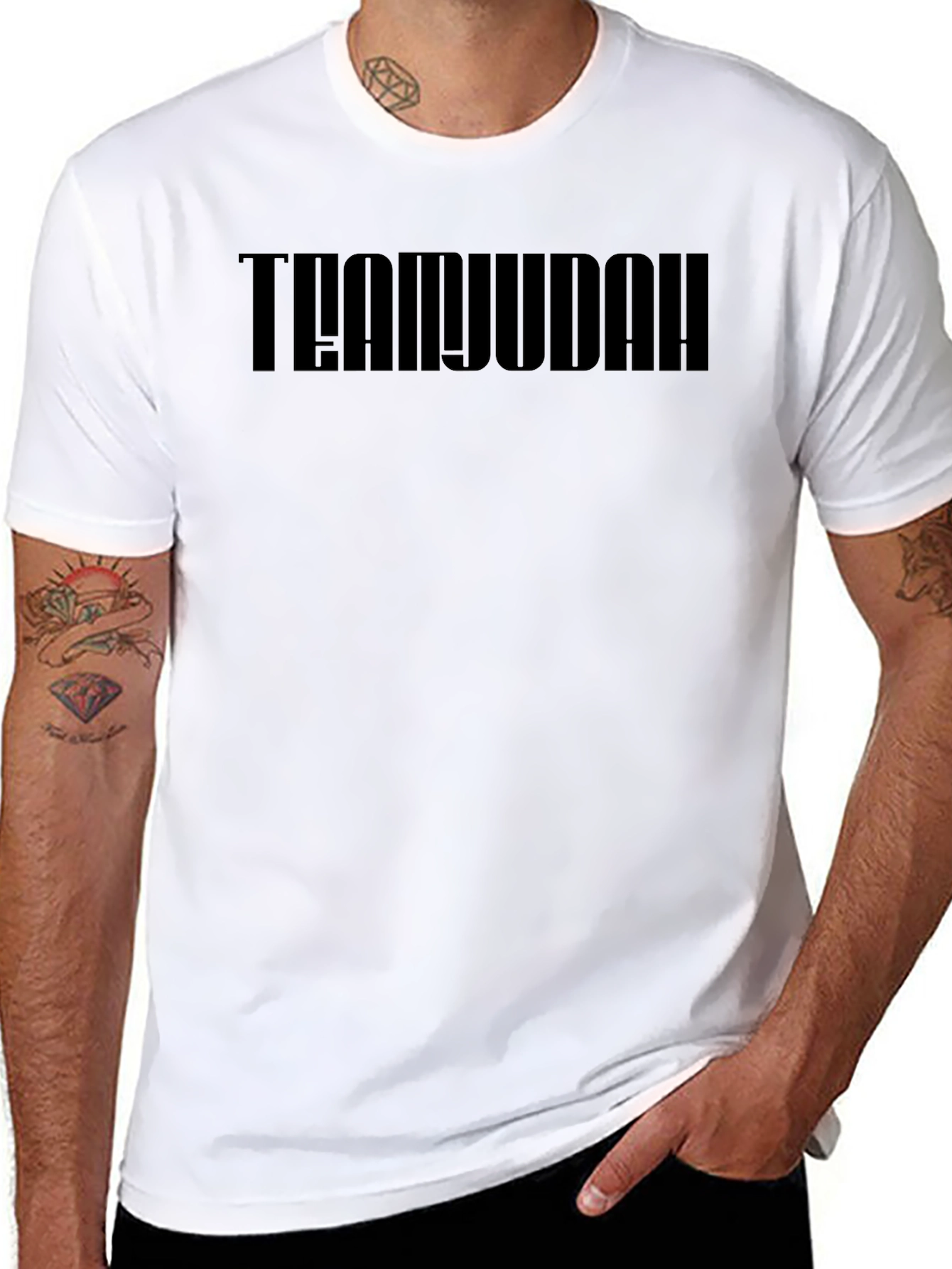 Team Judah Black Graphic Tee - Stylish Casual Wear