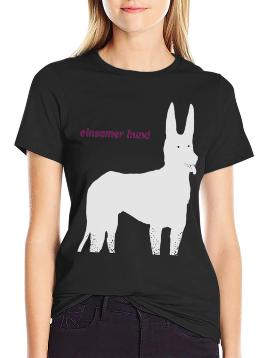 Einsamer Hund Graphic Tee