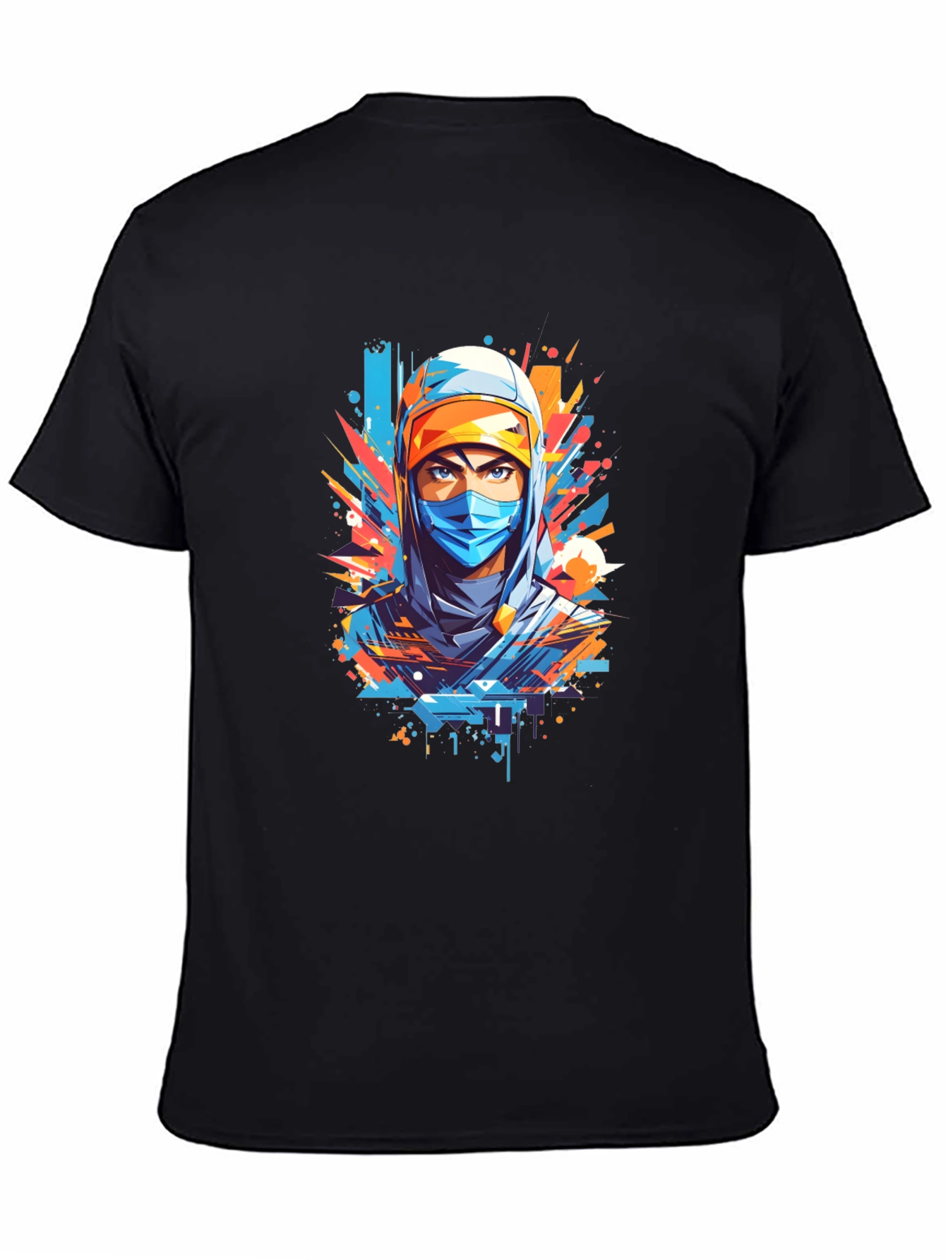 Masked Ninja Graphic Tee - Urban Style