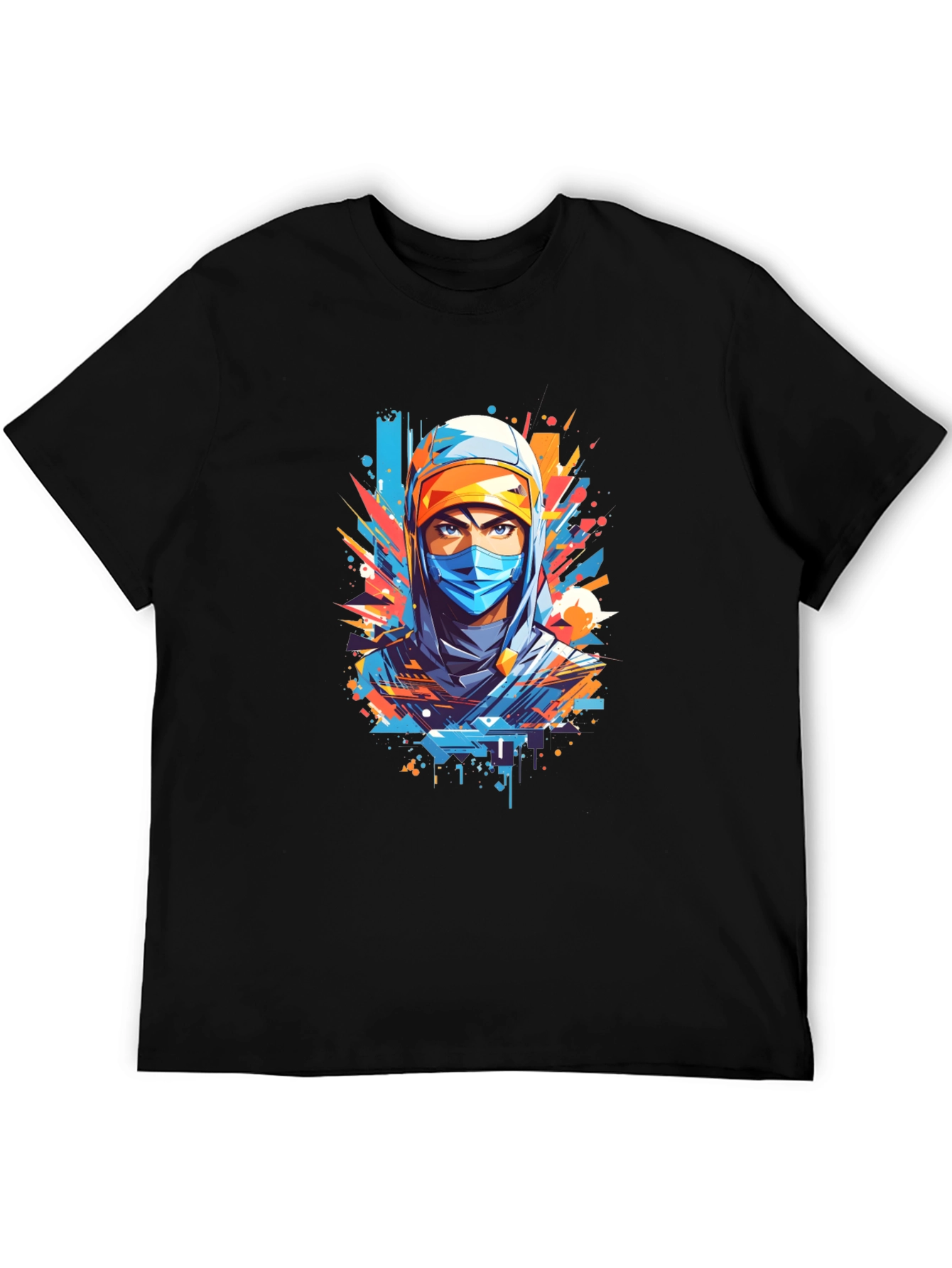 Masked Ninja Graphic Tee - Urban Style