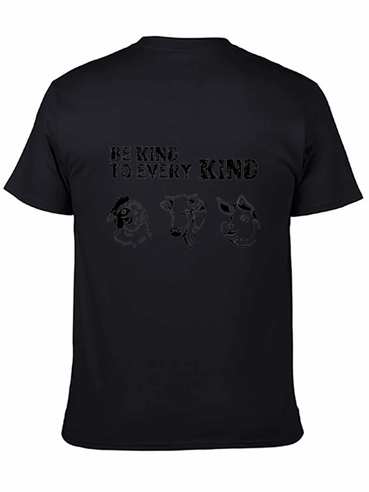 Be Kind Vegan T-Shirt: Animal Lover Tee