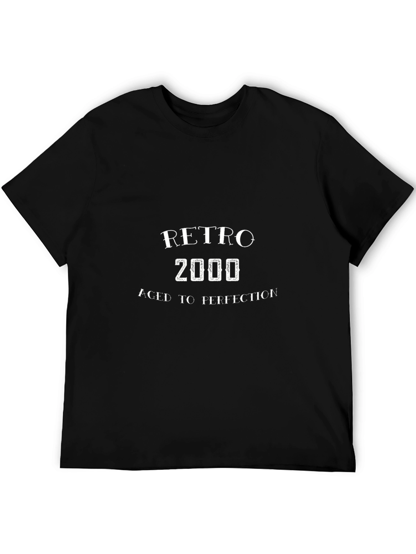 Retro 2000 Aged to Perfection Black T-Shirt