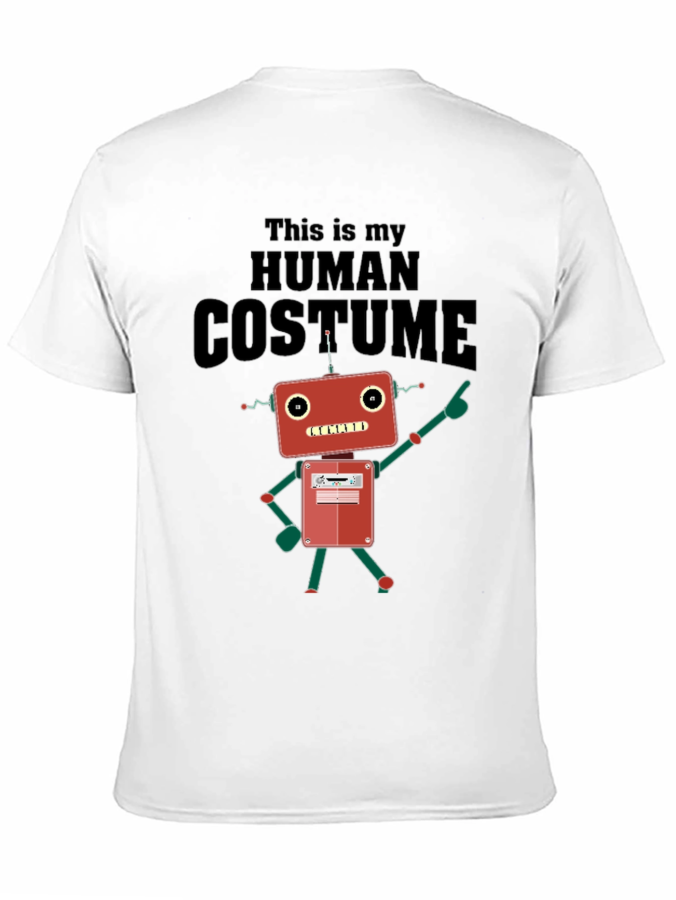 Human Costume Robot Graphic T-Shirt