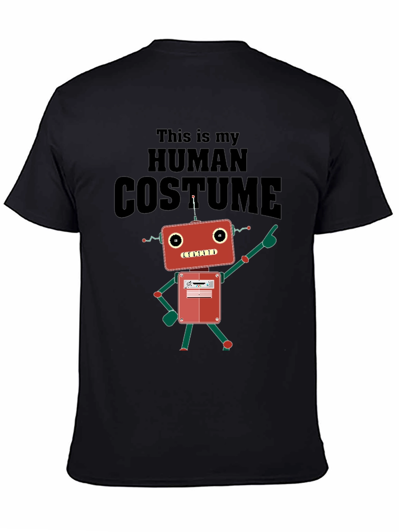 Human Costume Robot Graphic T-Shirt