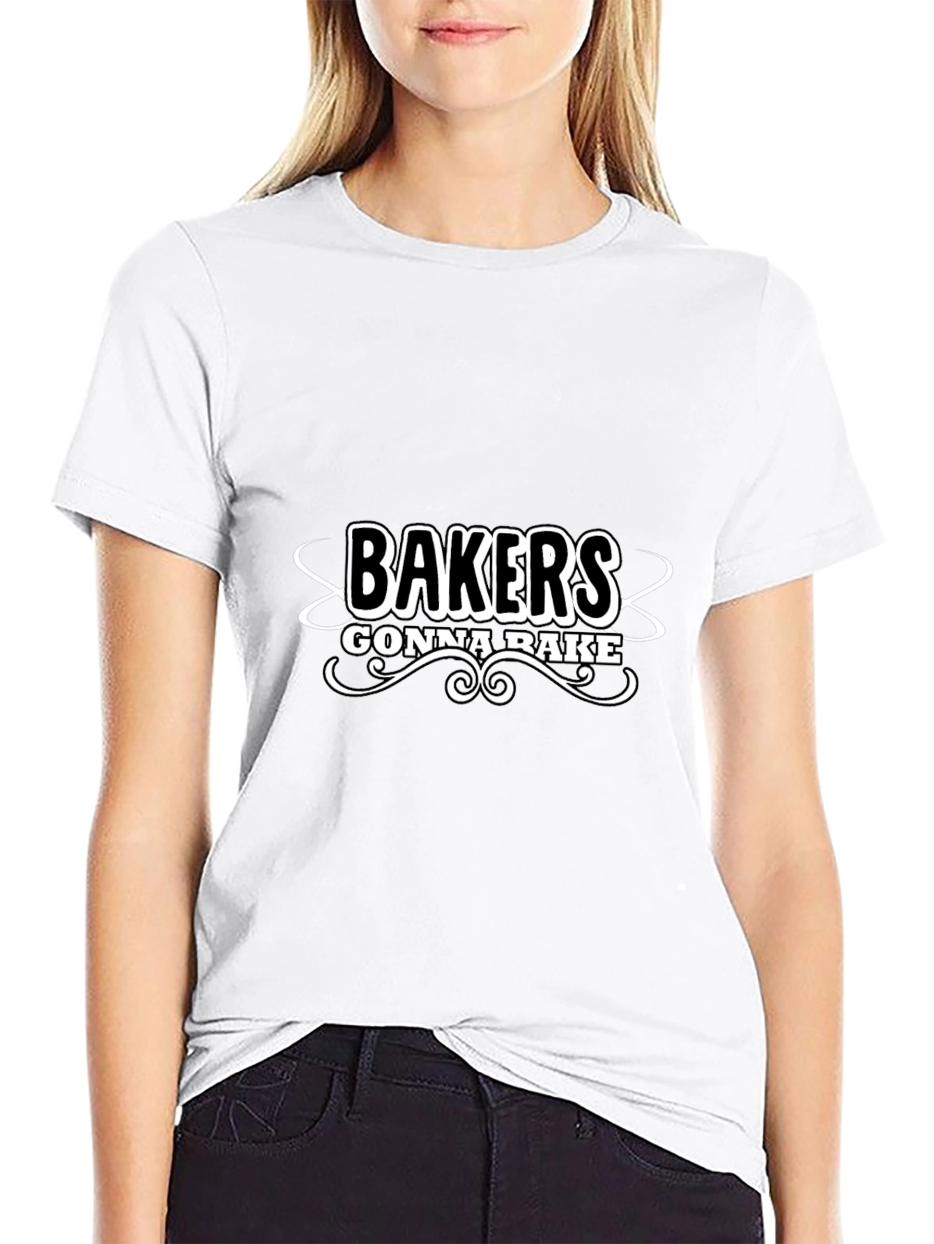 Bakers Gonna Bake Graphic T-Shirt - Black