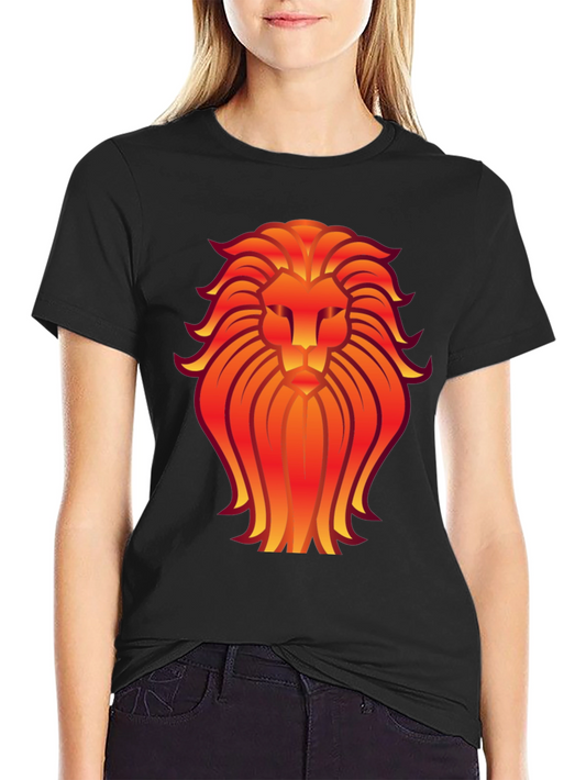 Fiery Lion Graphic Tee - Bold & Stylish
