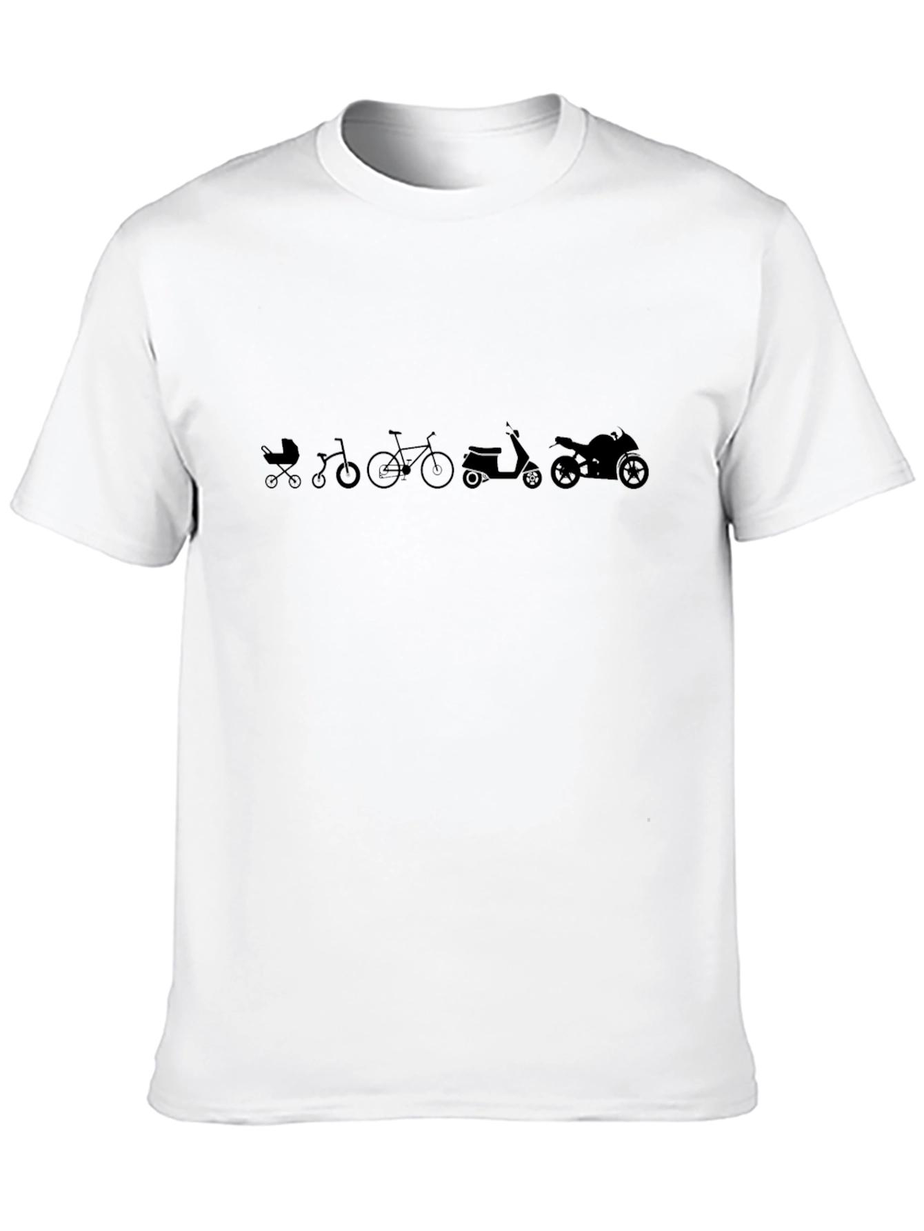Evolution of Transport T-Shirt - Black