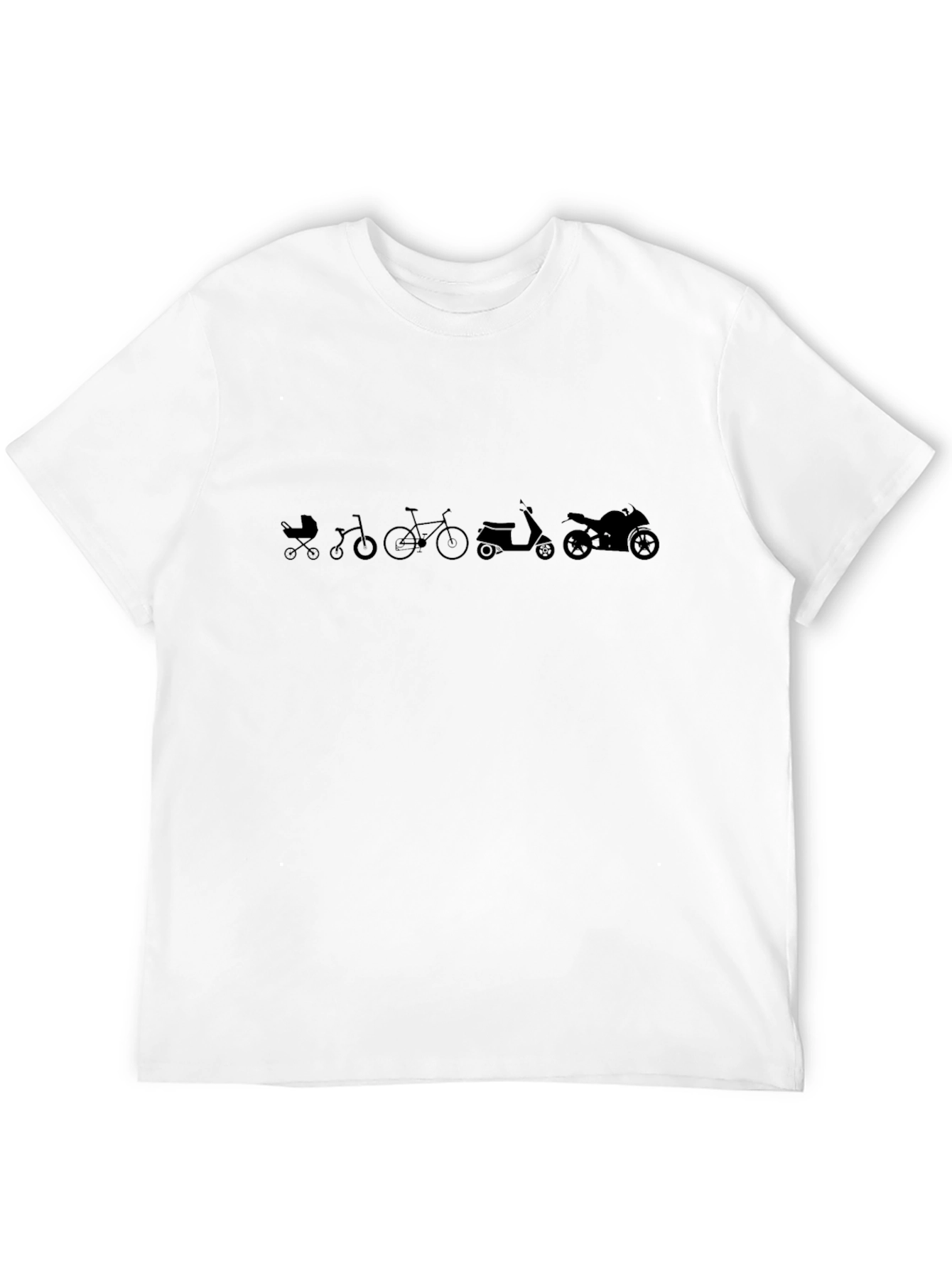 Evolution of Transport T-Shirt - Black