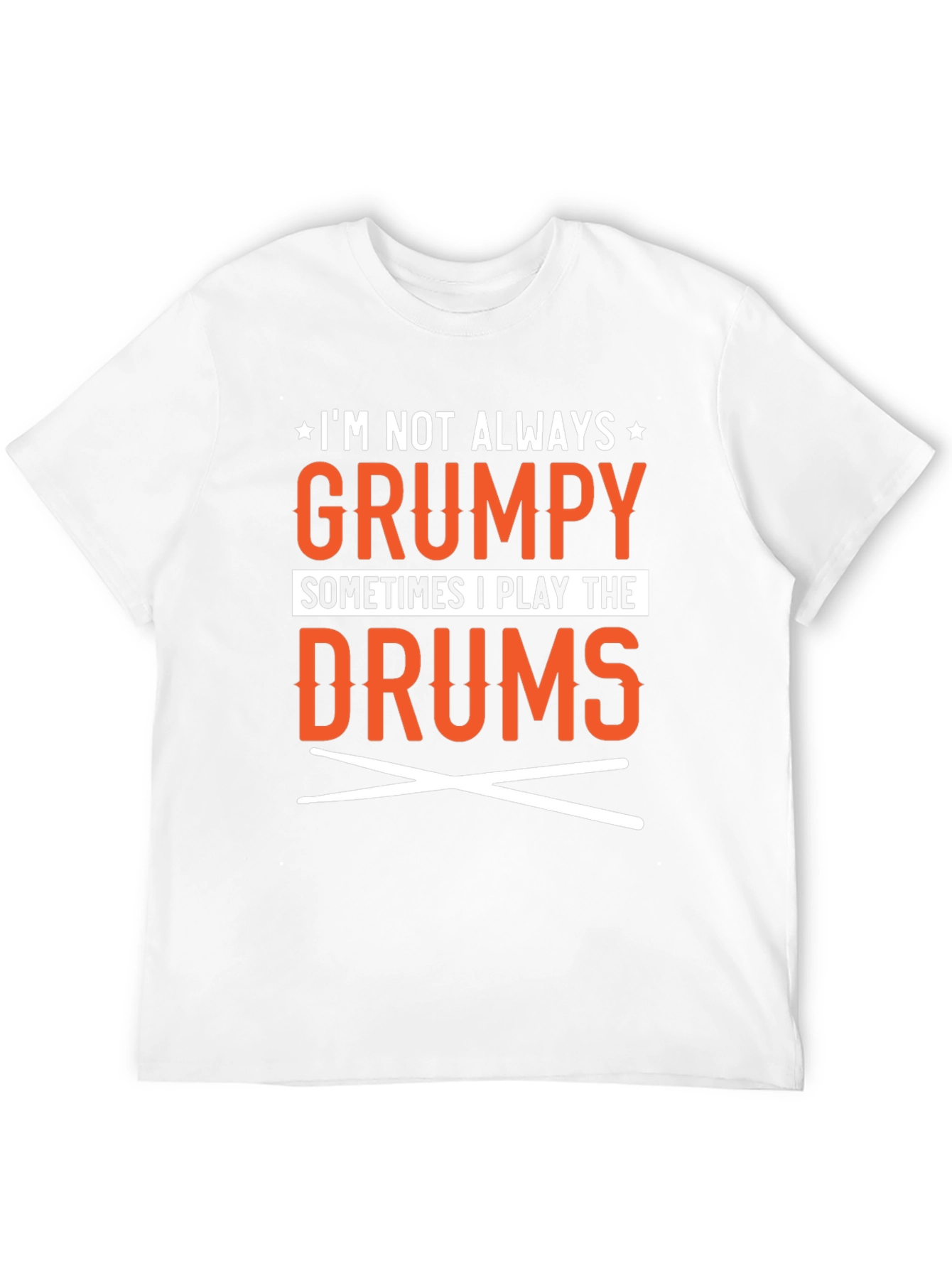 Grumpy Drummer Black T-Shirt