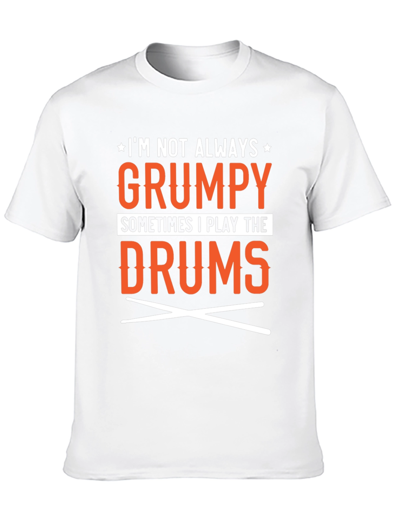 Grumpy Drummer Black T-Shirt