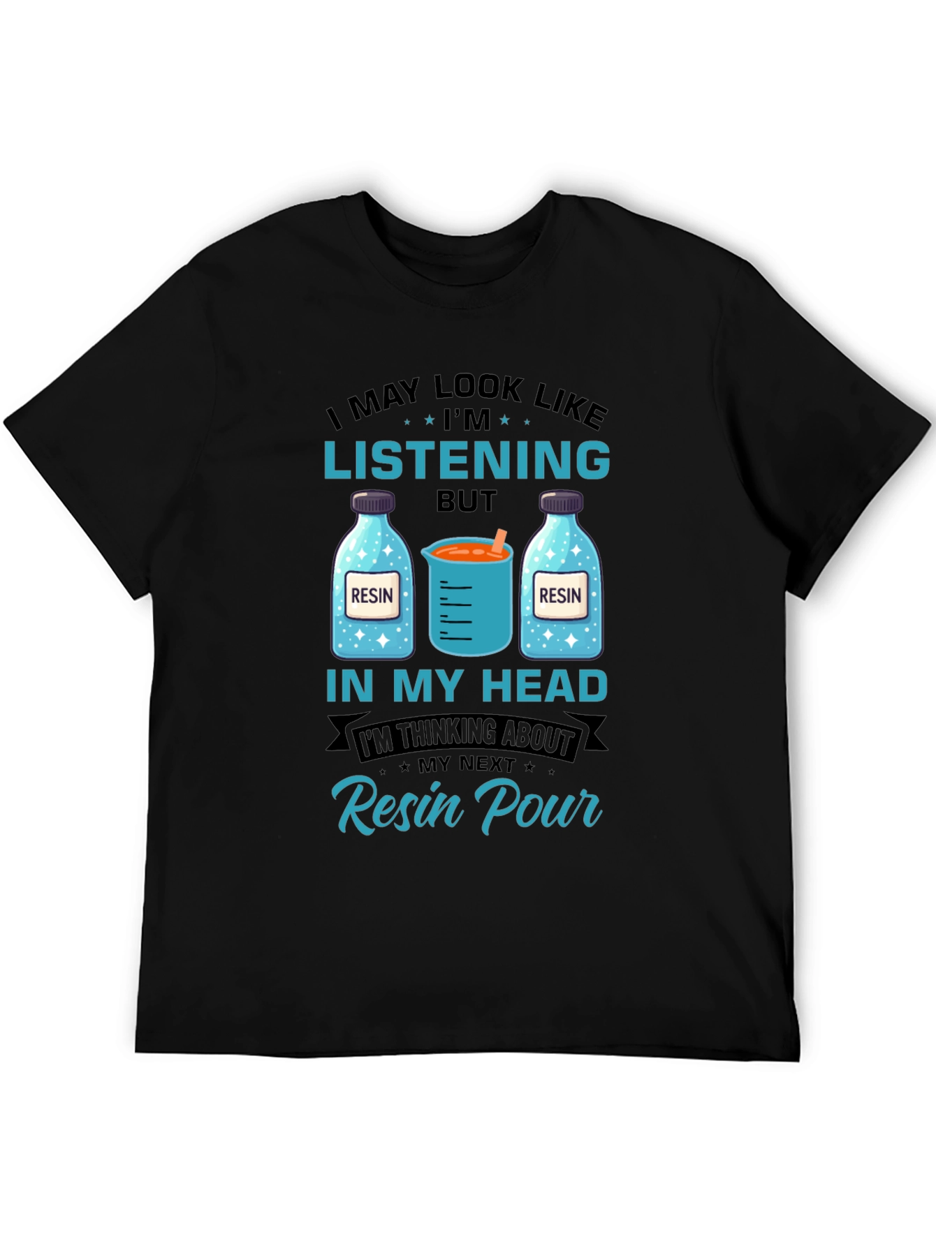 Resin Pour Thinking T-Shirt