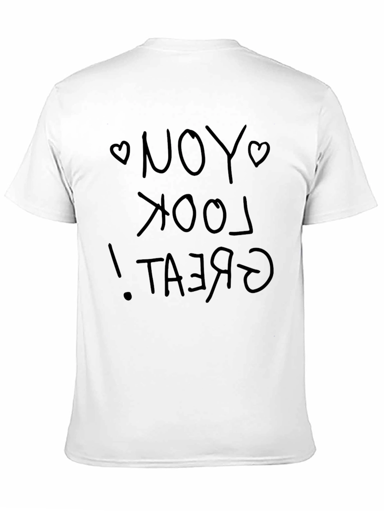 You Look Great Black Graphic Tee