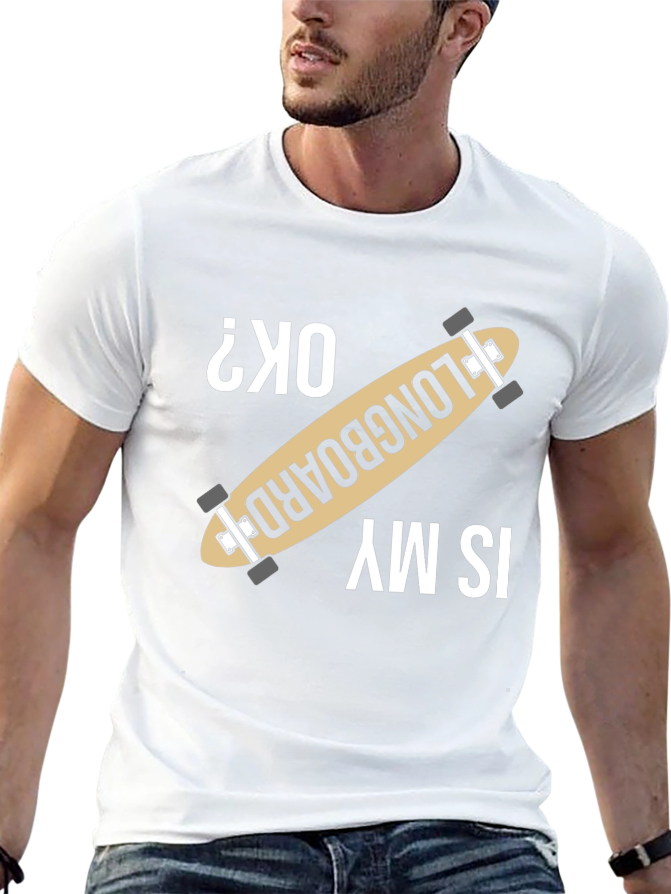 Longboard OK? Graphic Tee - Skater Style