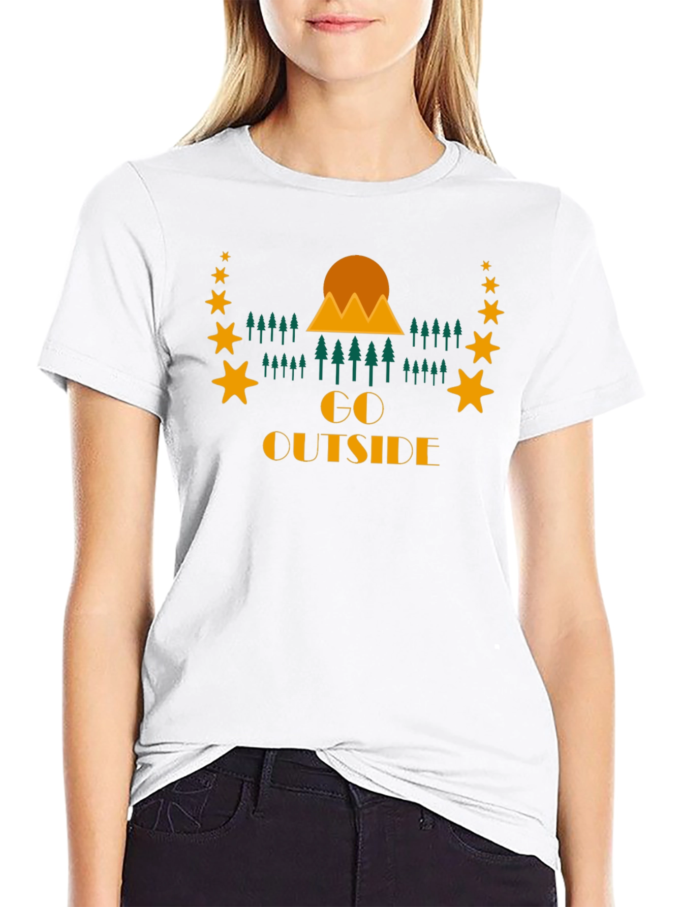 Go Outside Graphic Tee - Nature Adventure Shirt