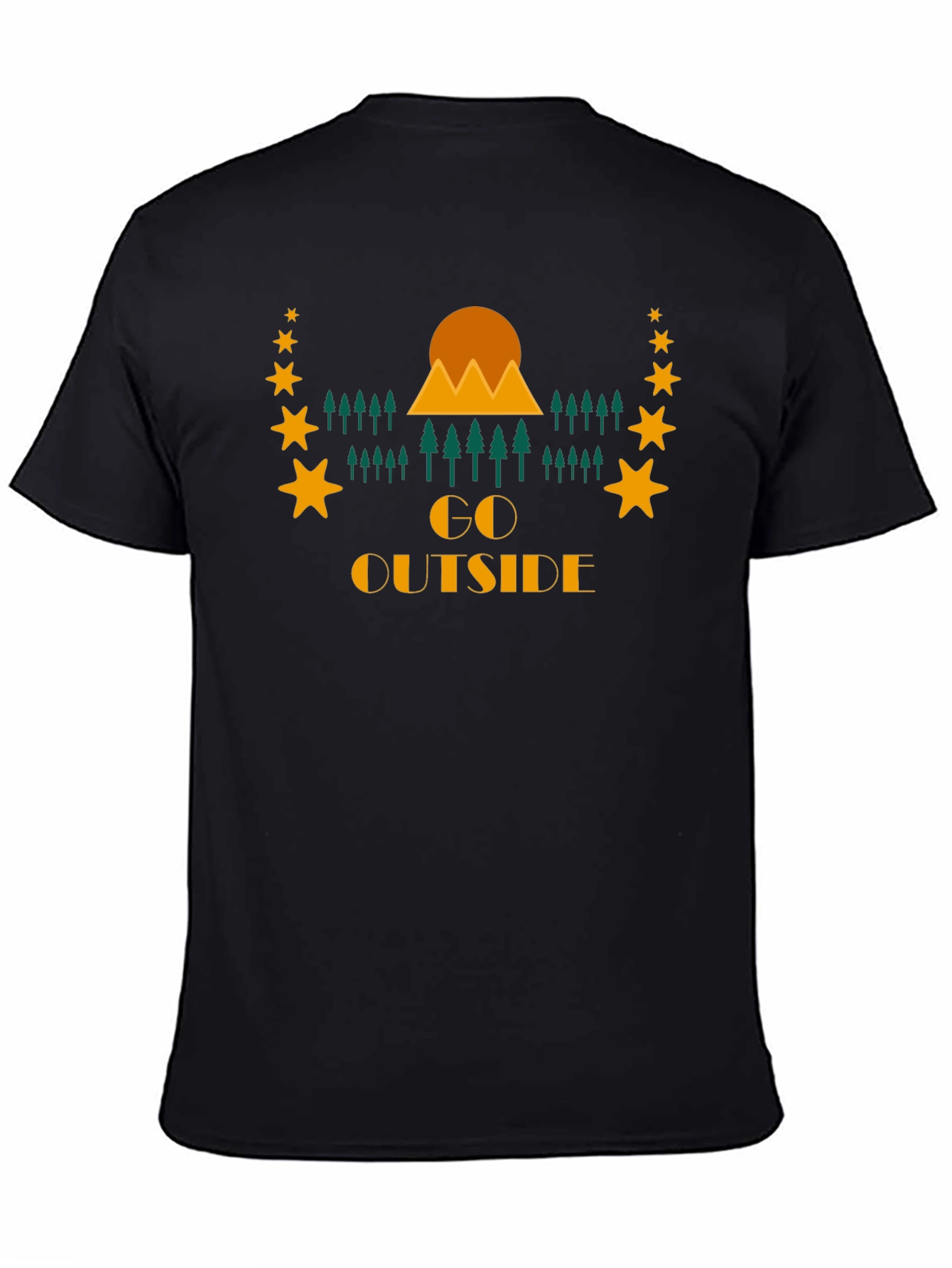 Go Outside Graphic Tee - Nature Adventure Shirt