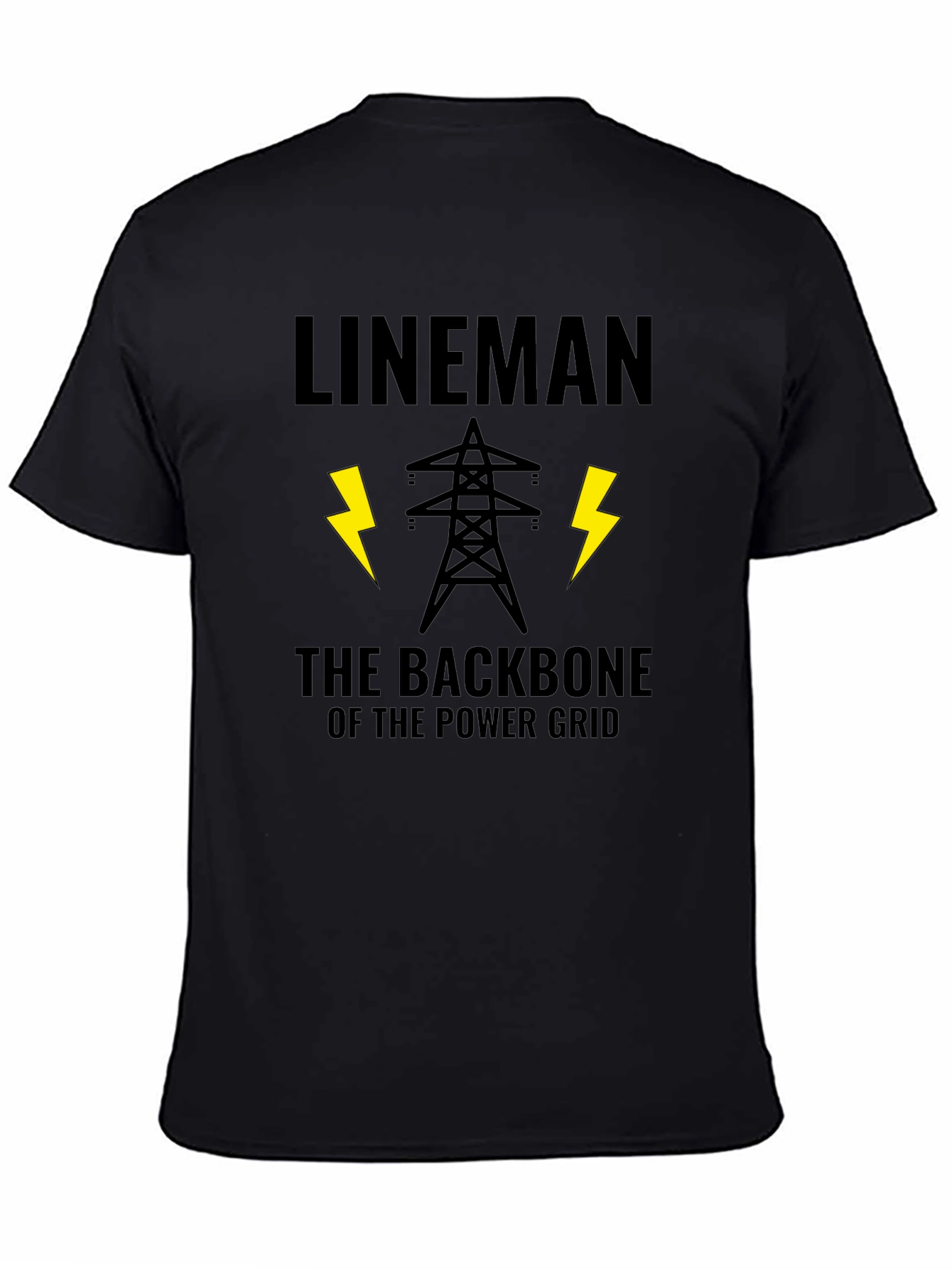 Lineman Backbone Power Grid T-Shirt