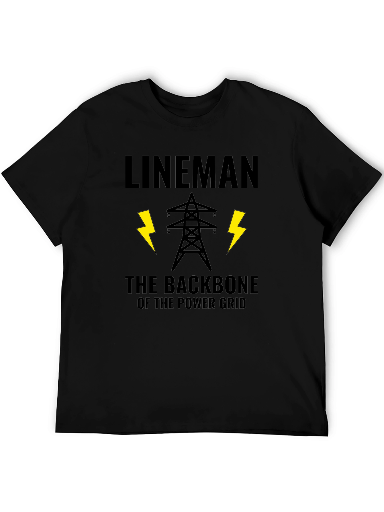 Lineman Backbone Power Grid T-Shirt