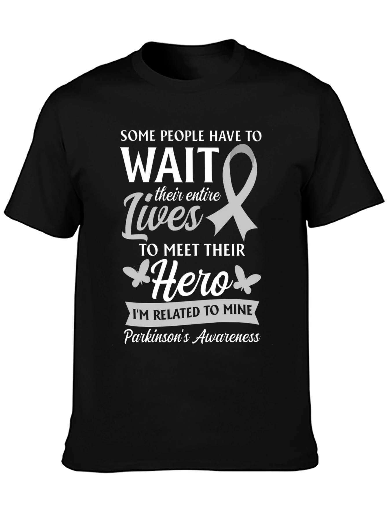 Parkinsons Awareness T-Shirt Hero Related