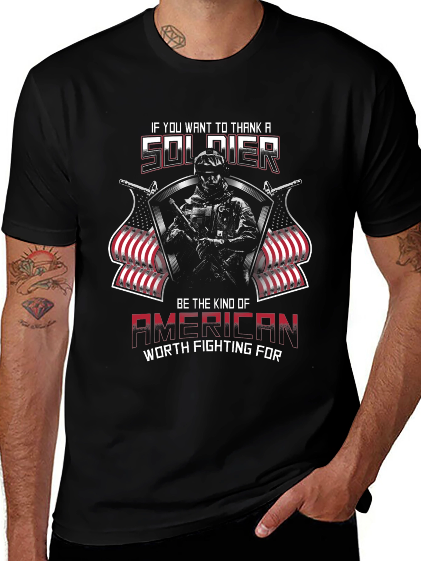 Thank a Soldier American T-Shirt