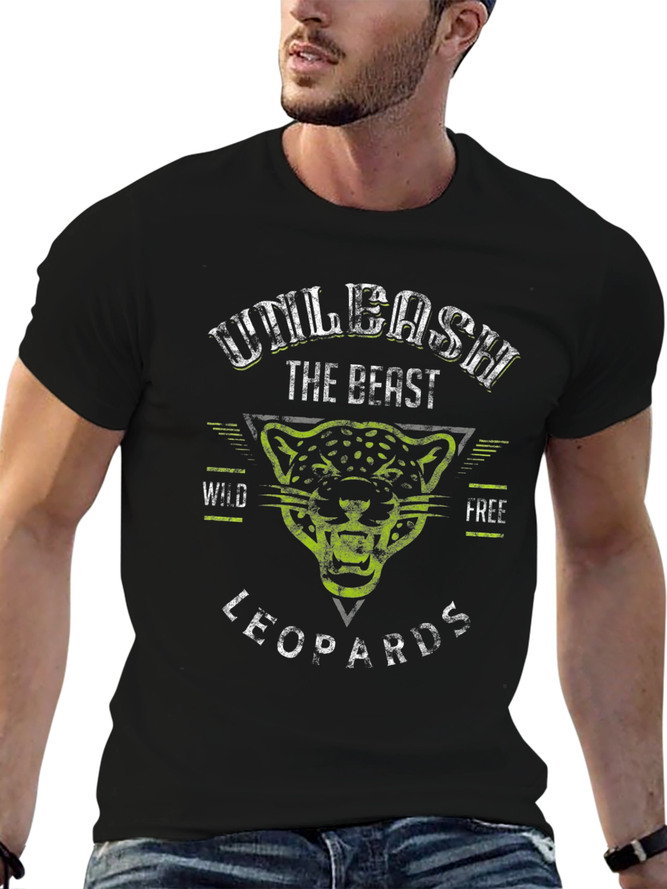 Unleash the Beast Leopard Graphic Tee