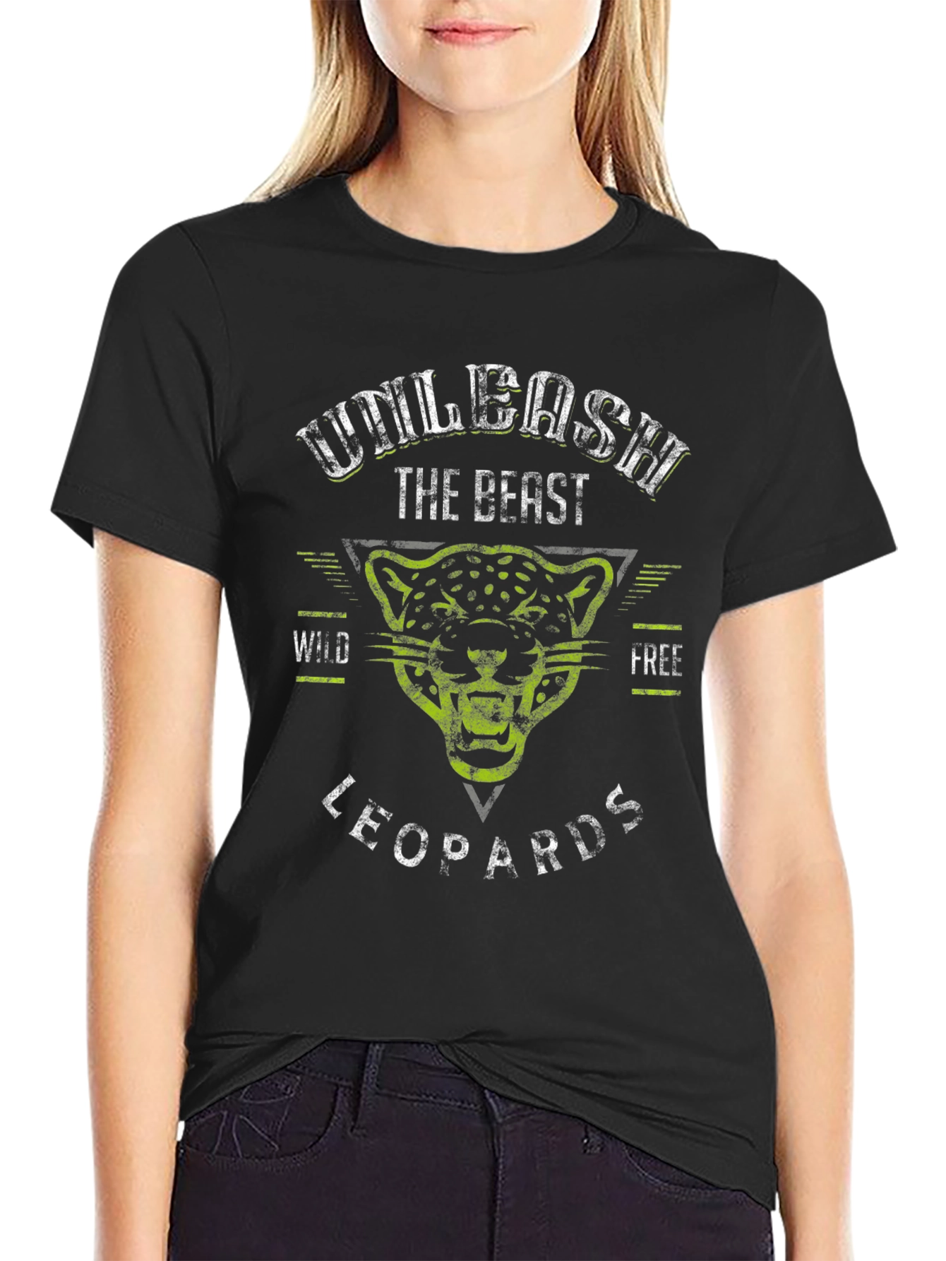 Unleash the Beast Leopard Graphic Tee