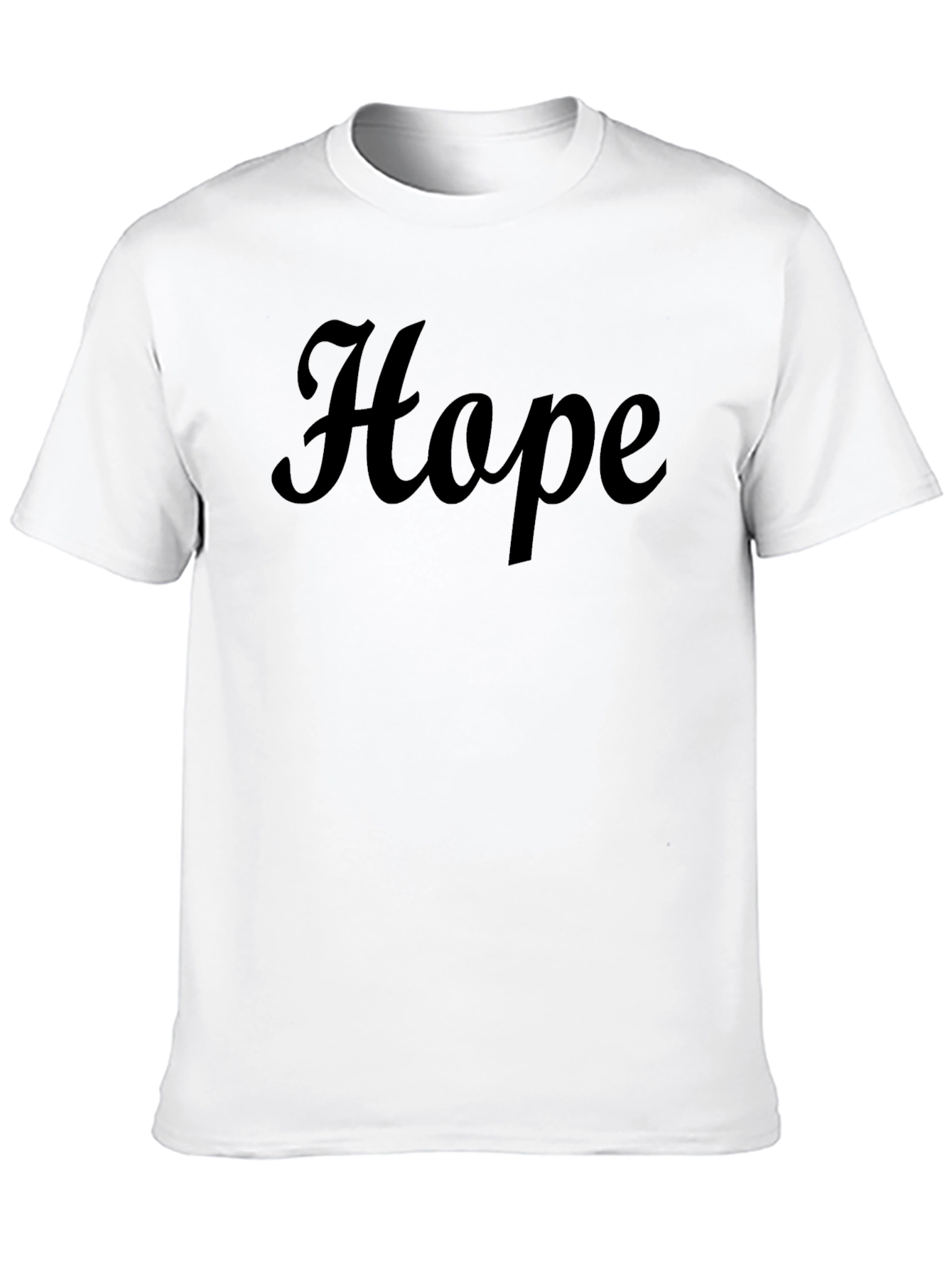 Hope Graphic Tee - Soft Black Cotton Blend