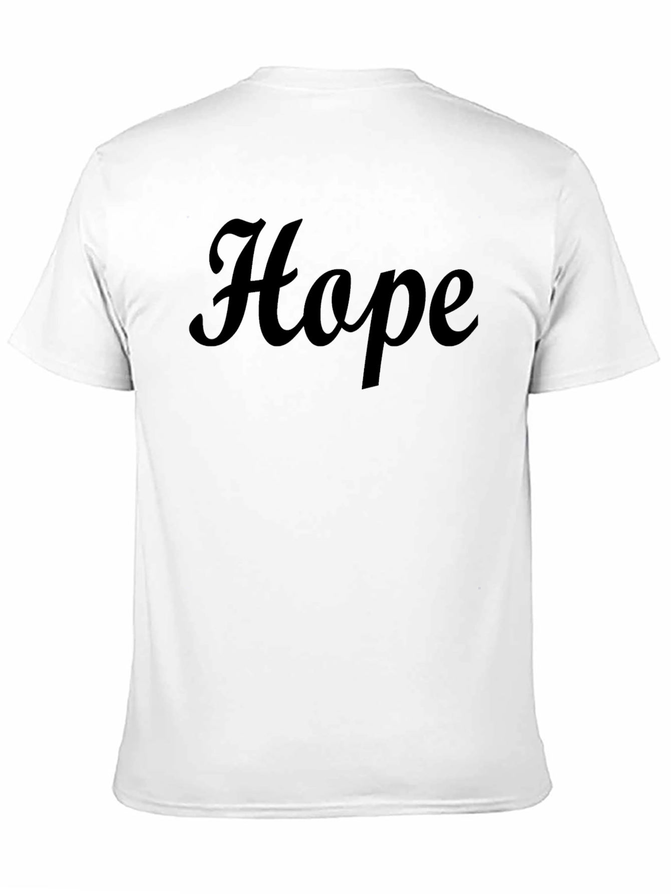Hope Graphic Tee - Soft Black Cotton Blend