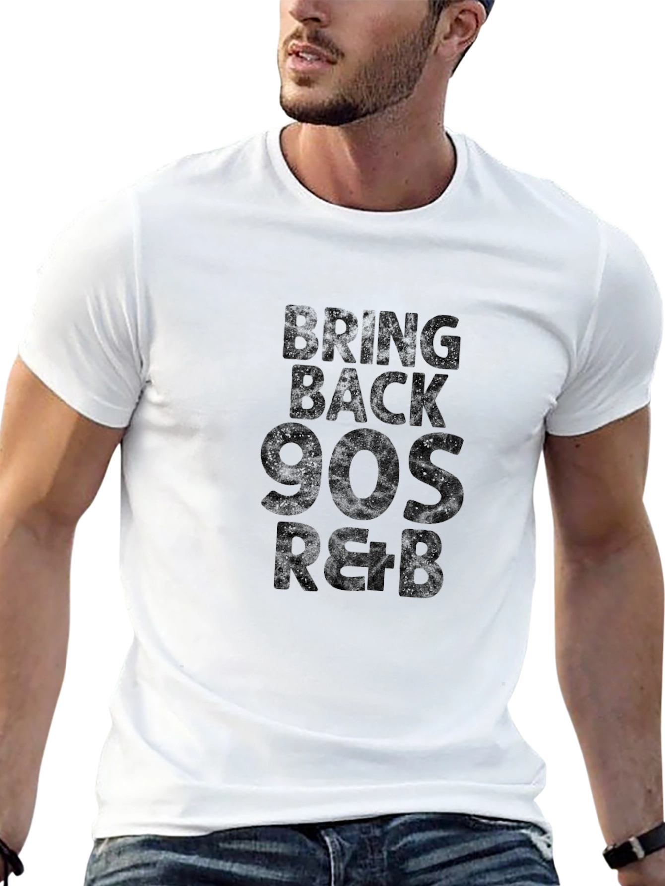 Bring Back 90s R&B Graphic Tee - Soft Cotton