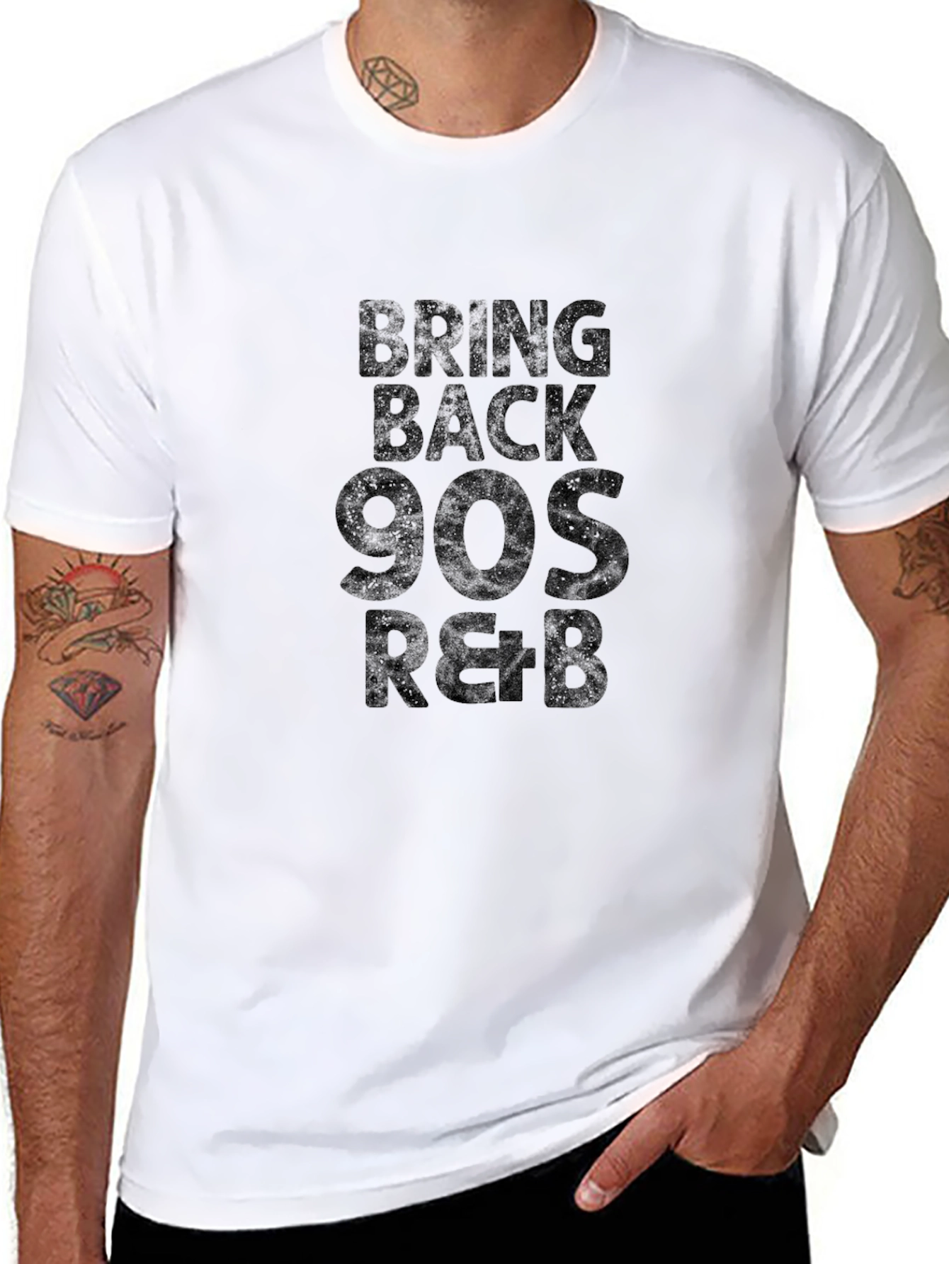 Bring Back 90s R&B Graphic Tee - Soft Cotton