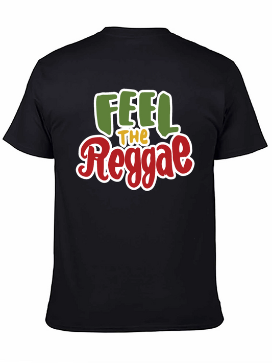 Feel the Reggae T-Shirt - Rasta Colors