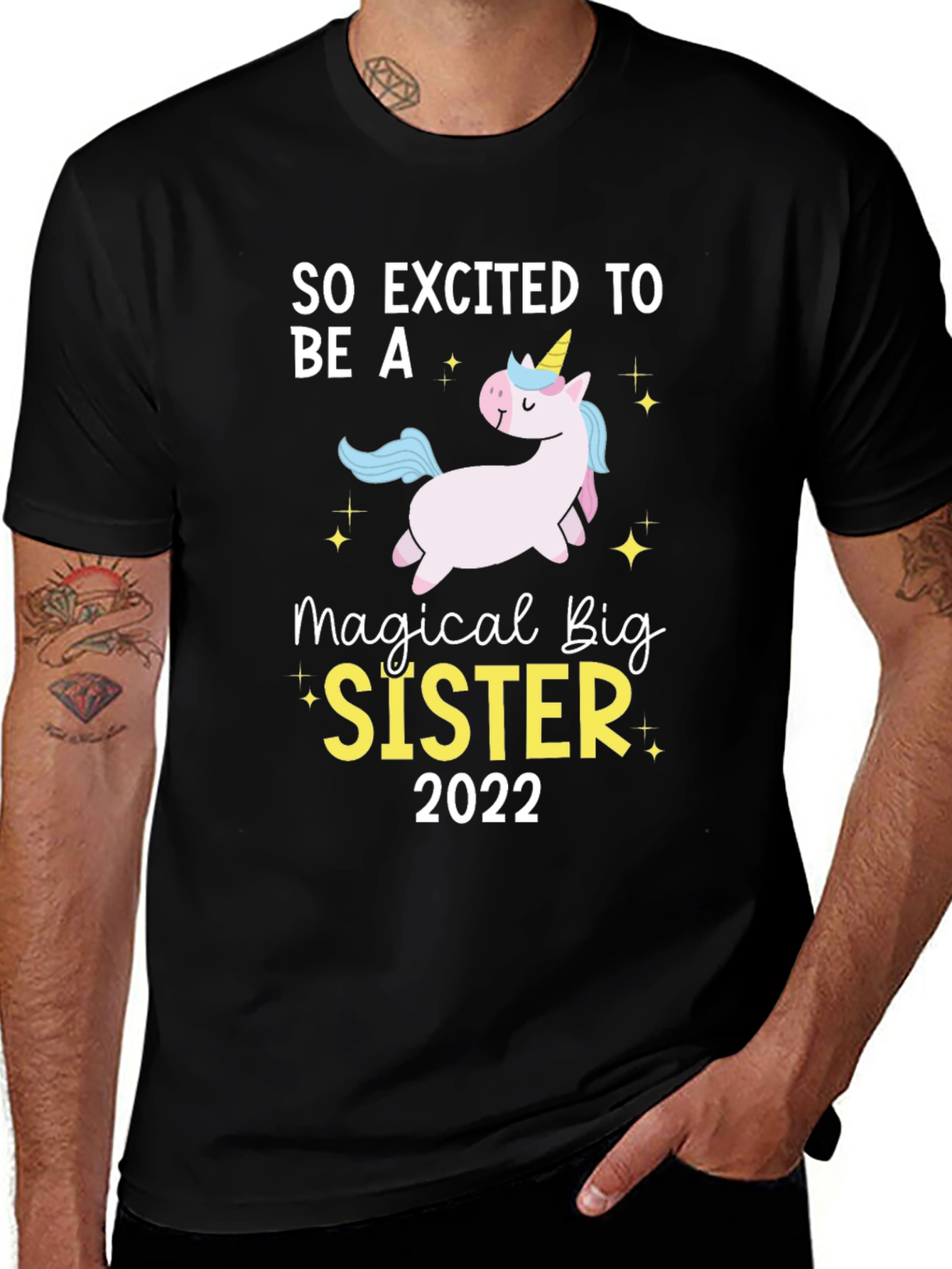 Magical Big Sister 2022 Unicorn T-Shirt