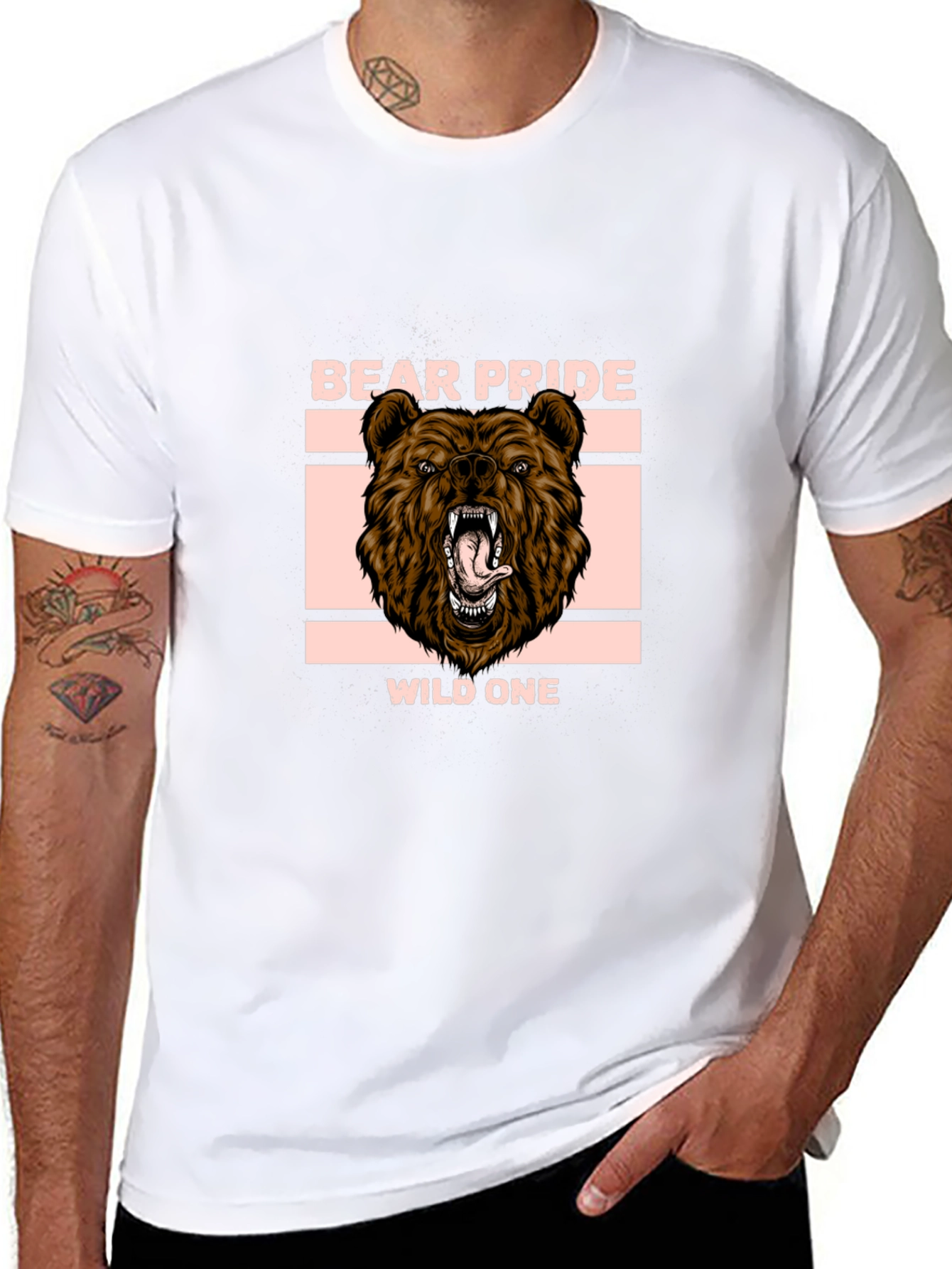 Bear Pride Wild One Graphic T-Shirt