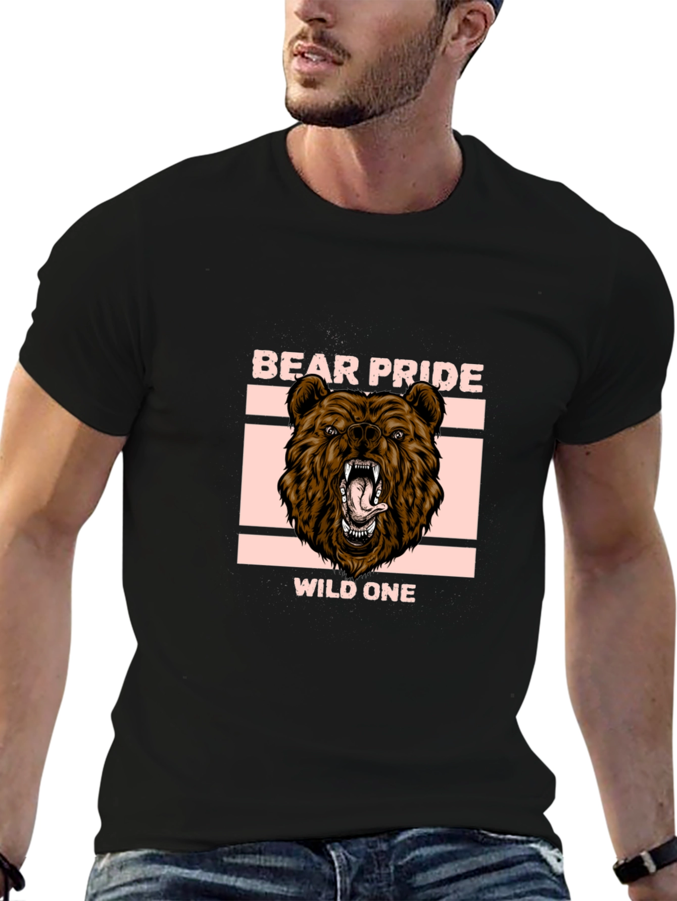 Bear Pride Wild One Graphic T-Shirt