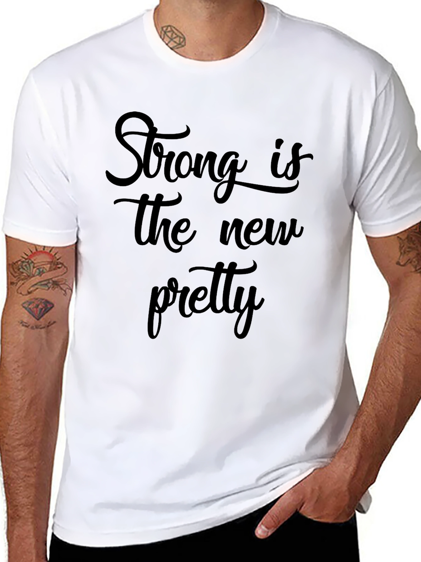 Strong is the New Pretty Black T-Shirt