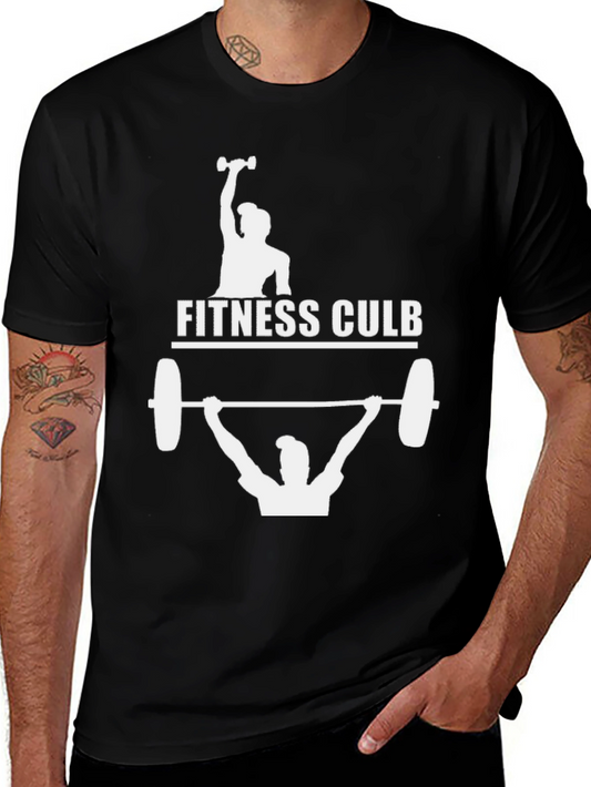 Fitness Club Graphic T-Shirt - Workout Apparel