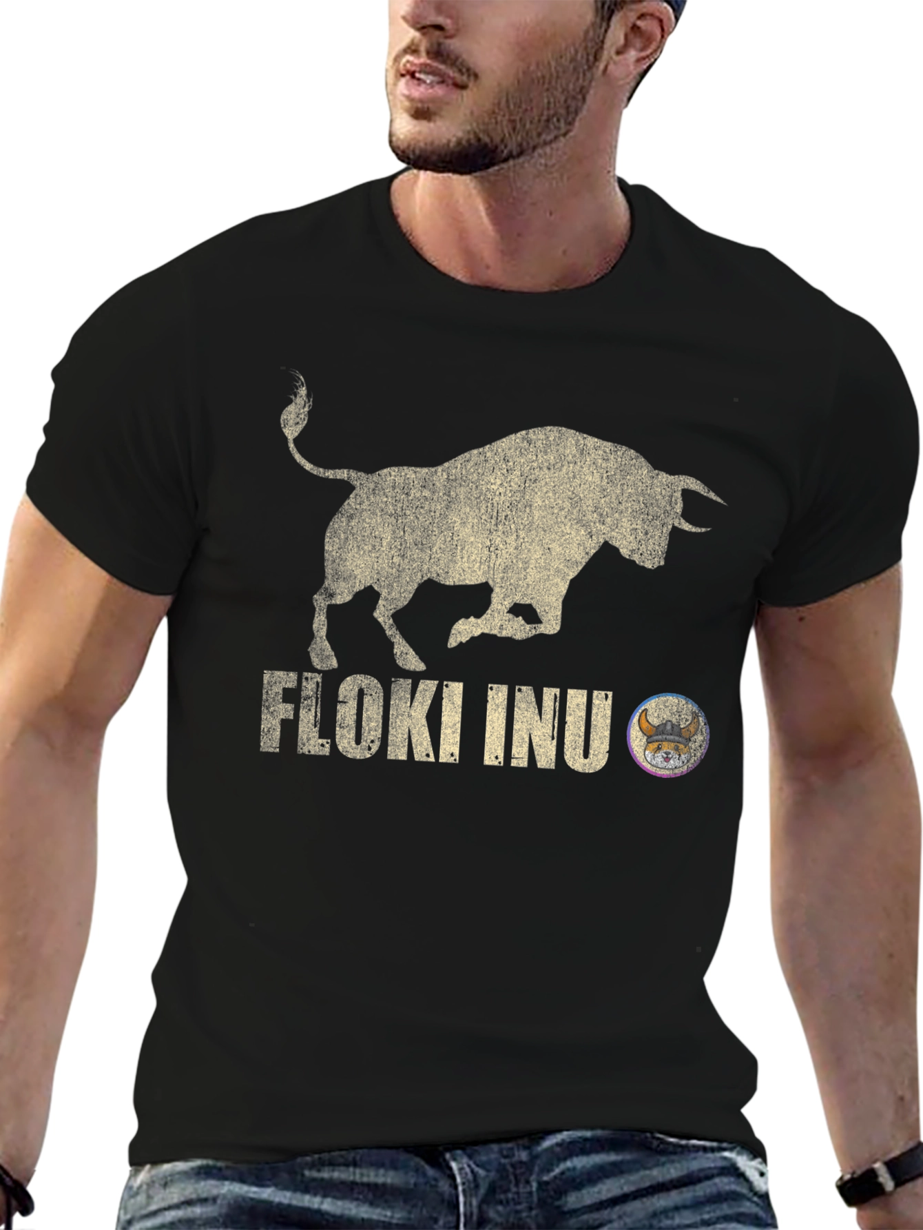 Floki Inu Bull T-Shirt - Crypto Meme Tee