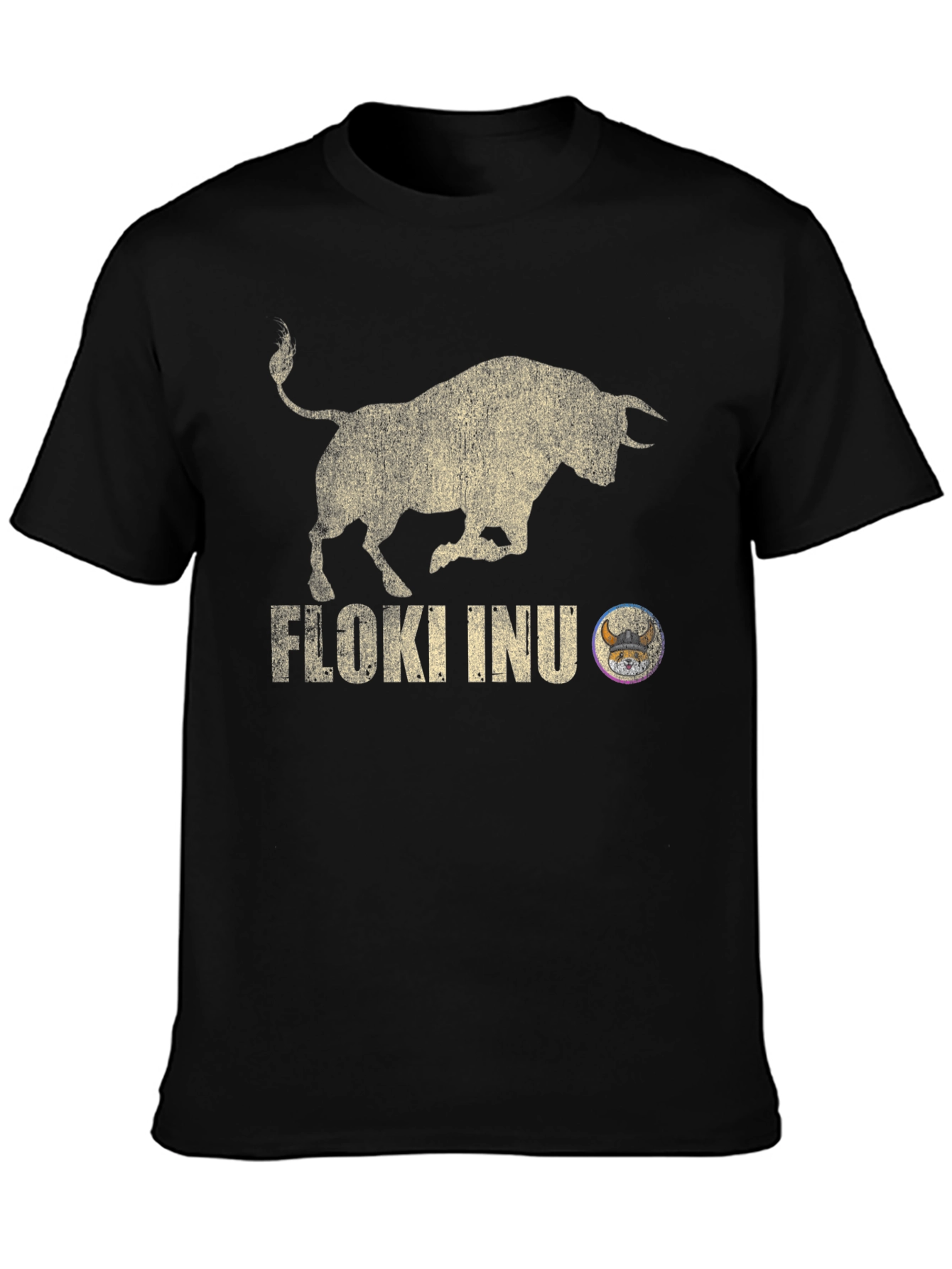 Floki Inu Bull T-Shirt - Crypto Meme Tee