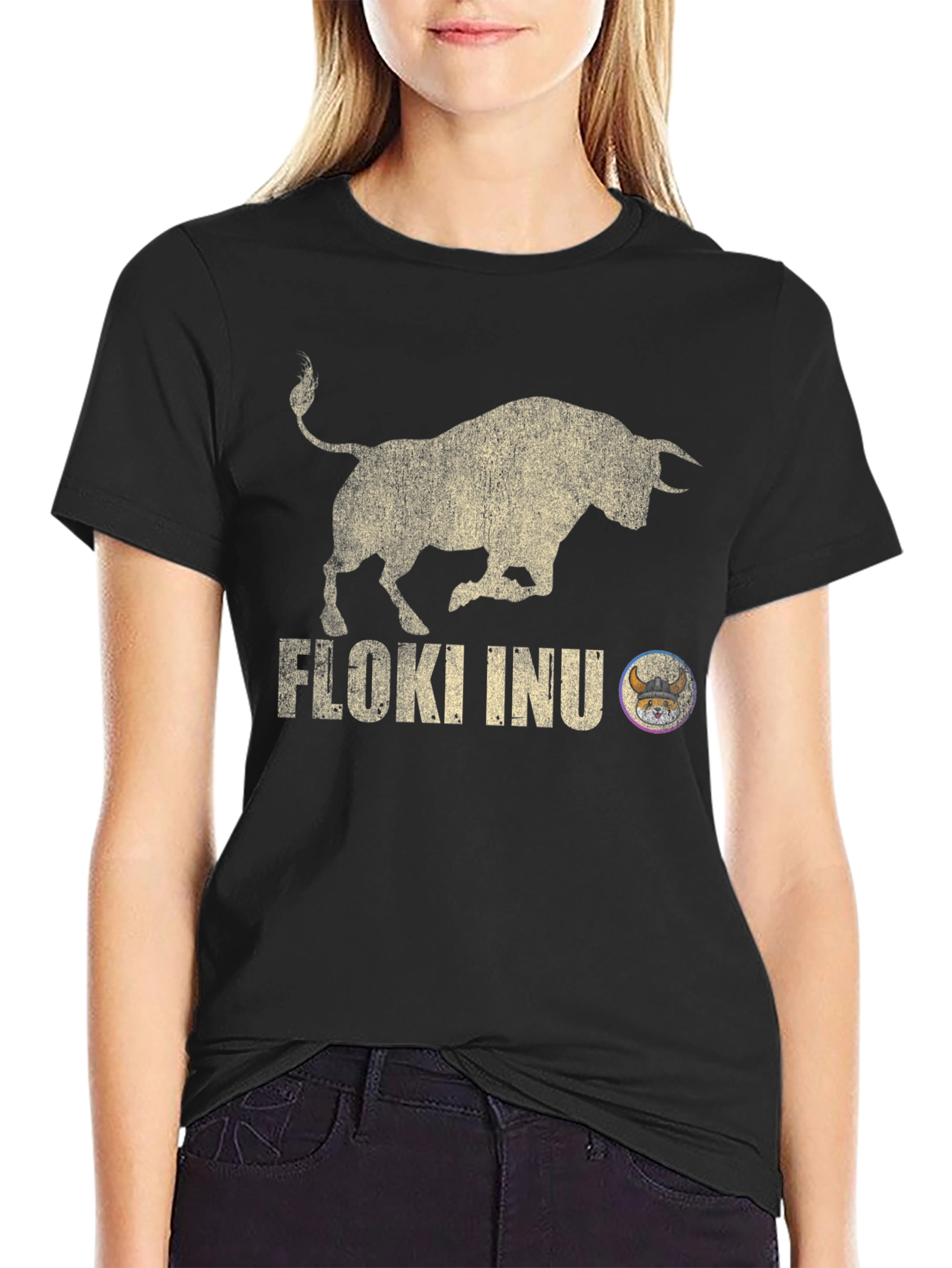 Floki Inu Bull T-Shirt - Crypto Meme Tee