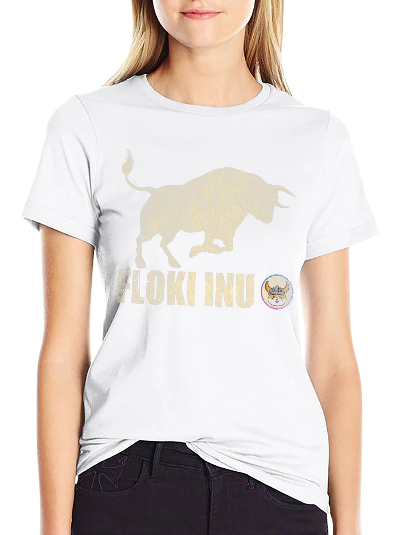 Floki Inu Bull T-Shirt - Crypto Meme Tee