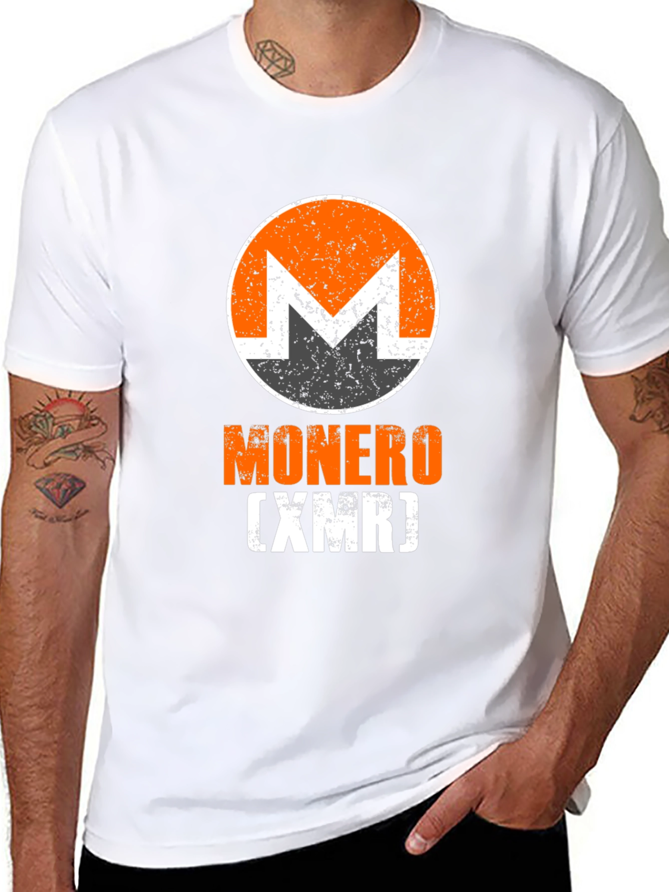 Monero Cryptocurrency Black T-Shirt
