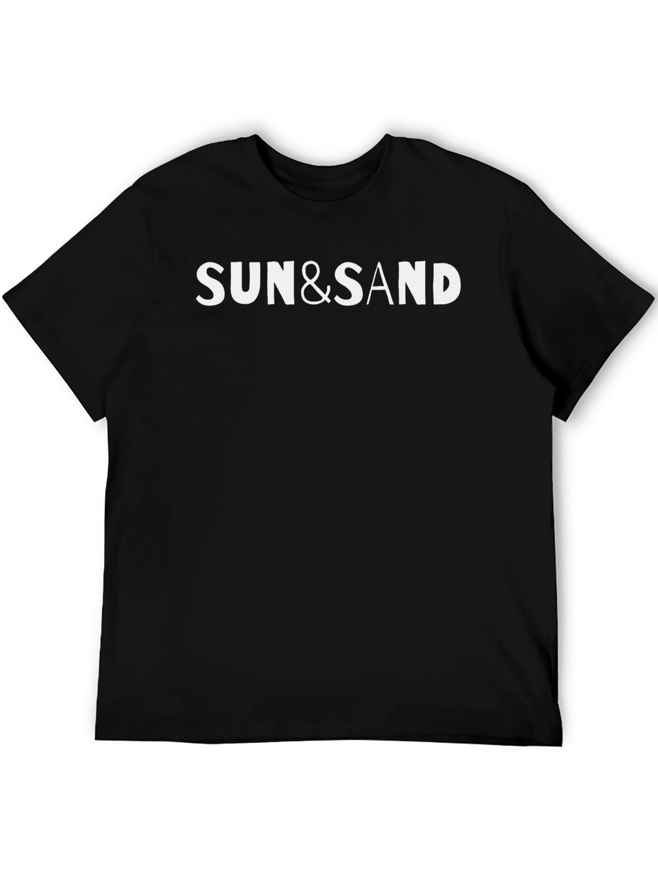 Sun & Sand Black Graphic Tee