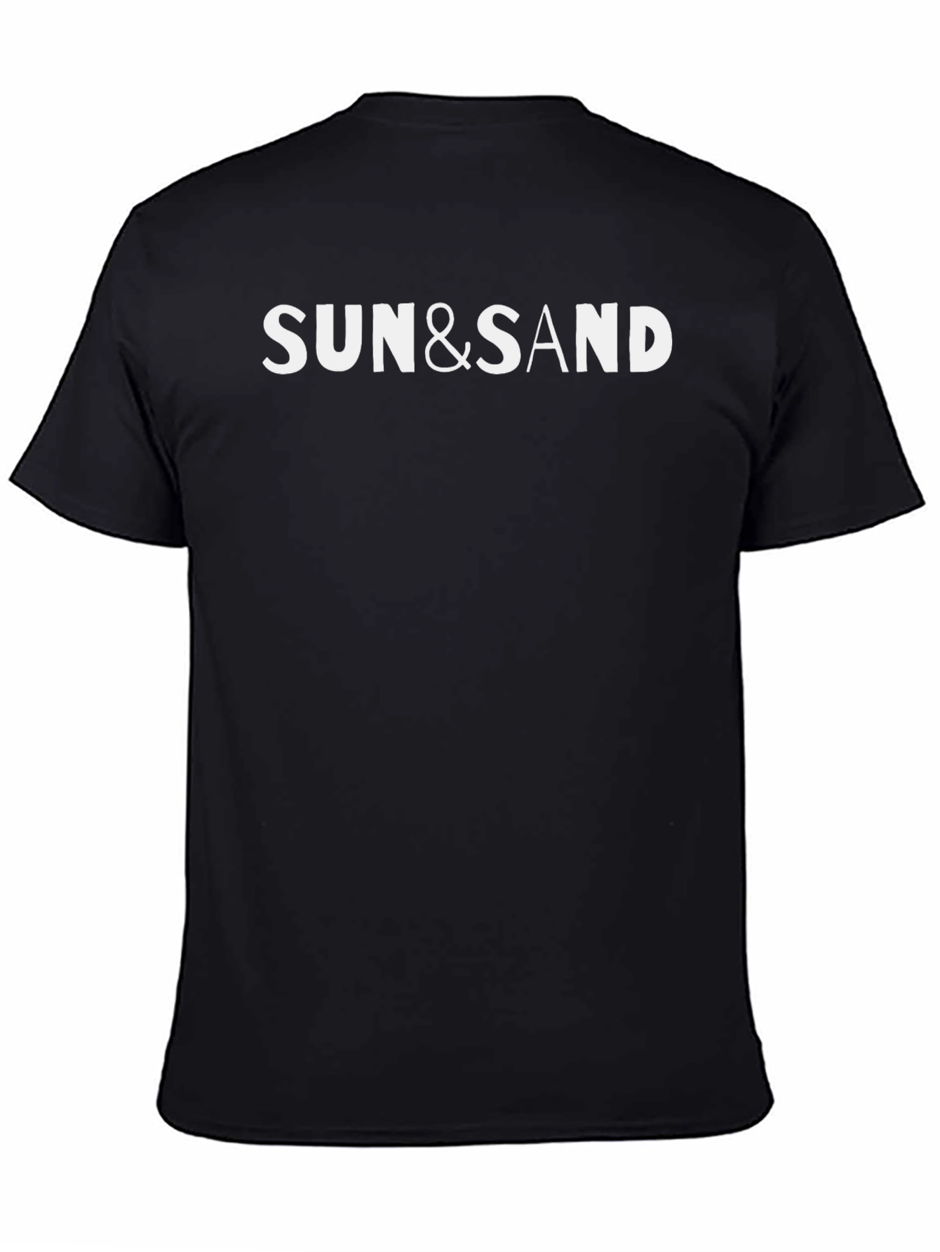 Sun & Sand Black Graphic Tee