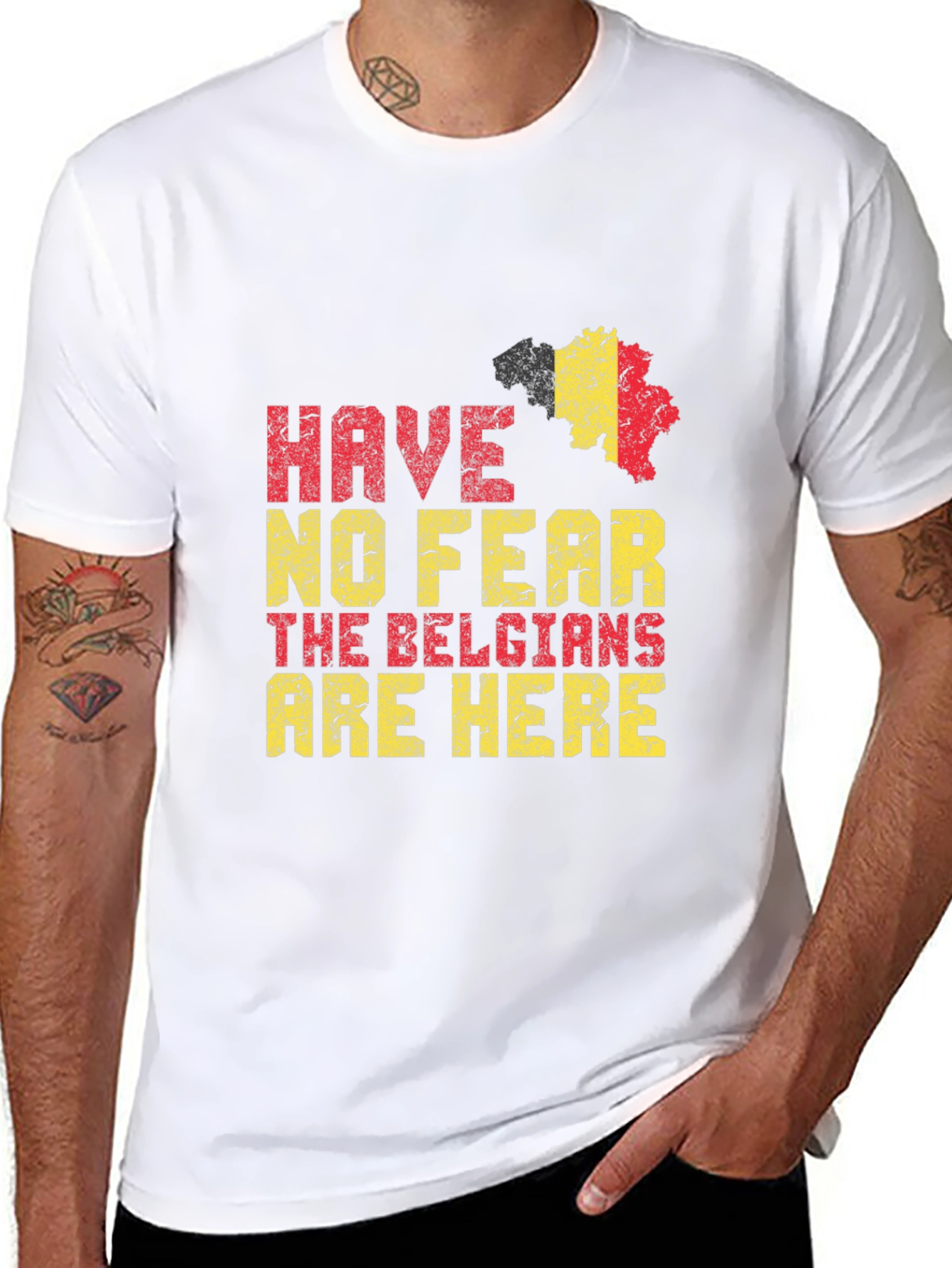Belgian Pride T-Shirt - Have No Fear Belgians Here