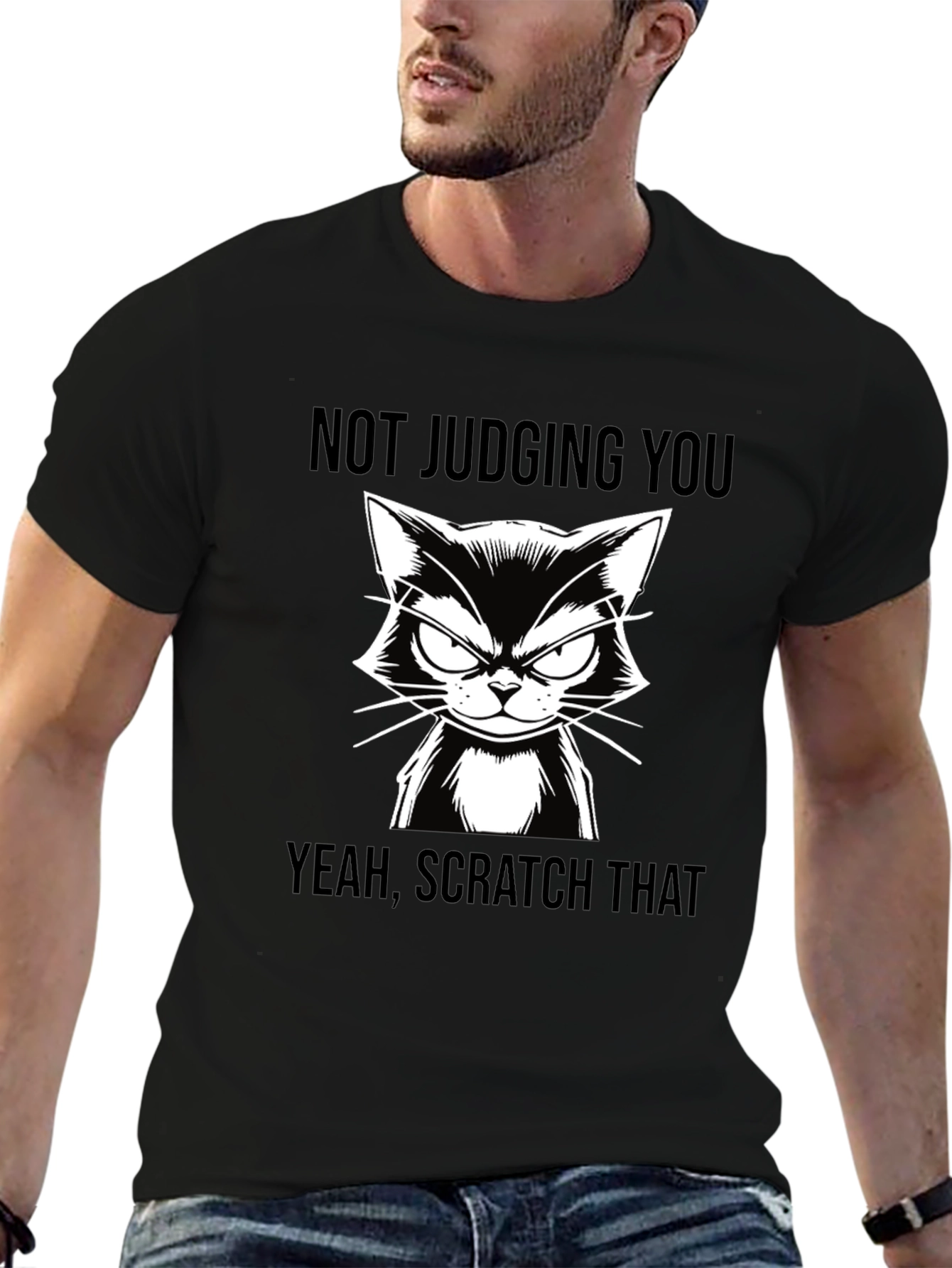 Funny Cat T-Shirt - Not Judging You Tee