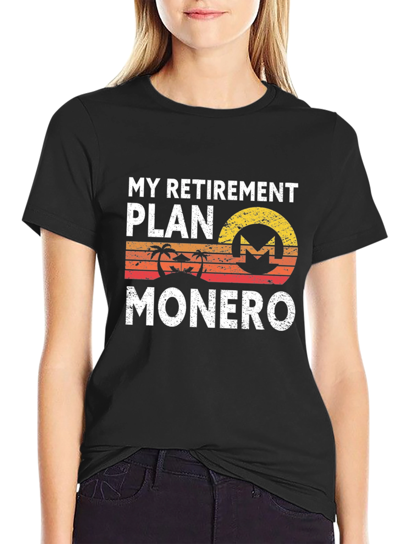 Monero Crypto Retirement Plan T-Shirt